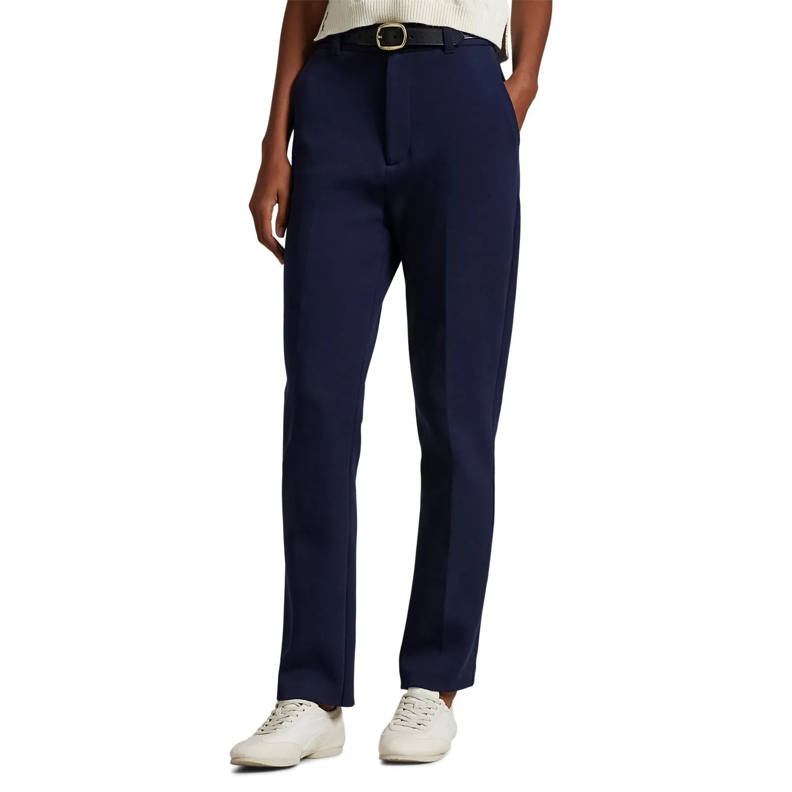 RLX Ralph Lauren Women's Double Knit Golf Pants - Refined Navy sporty wear