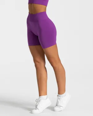 Comfort waistband Timeless Scrunch Shorts "Violett"