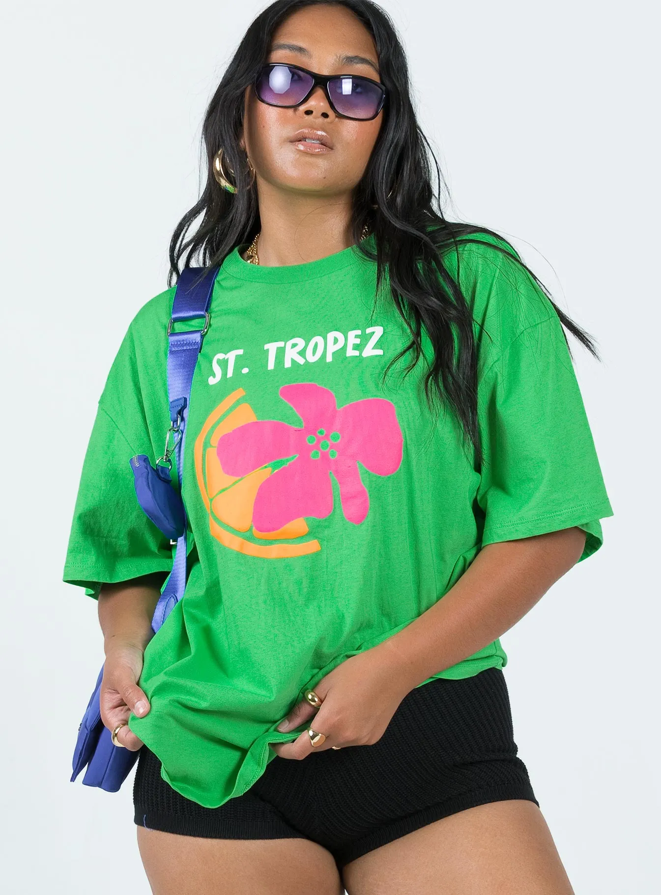 St Tropez Tee Green Versatile Performance