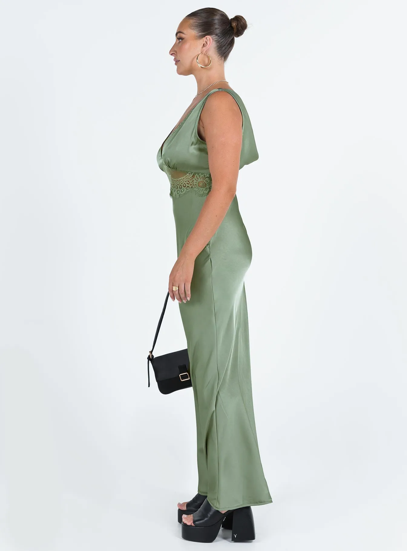 Easy Layering Madon Maxi Dress Sage