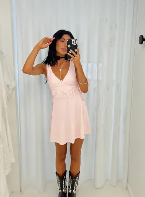 Heart Tone Payne Mini Dress Pink