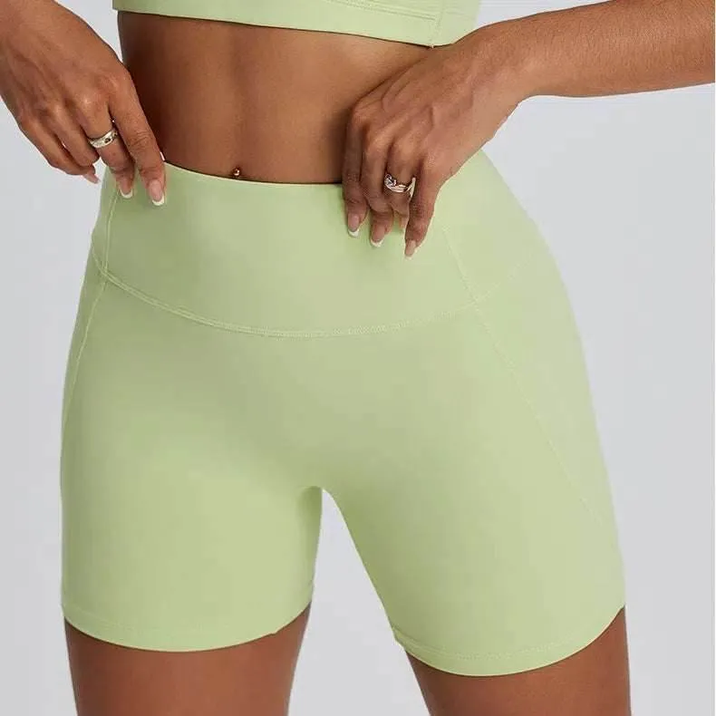 Seamless Scrunch Workout Shorts Trendy Sweatpants Light Layer