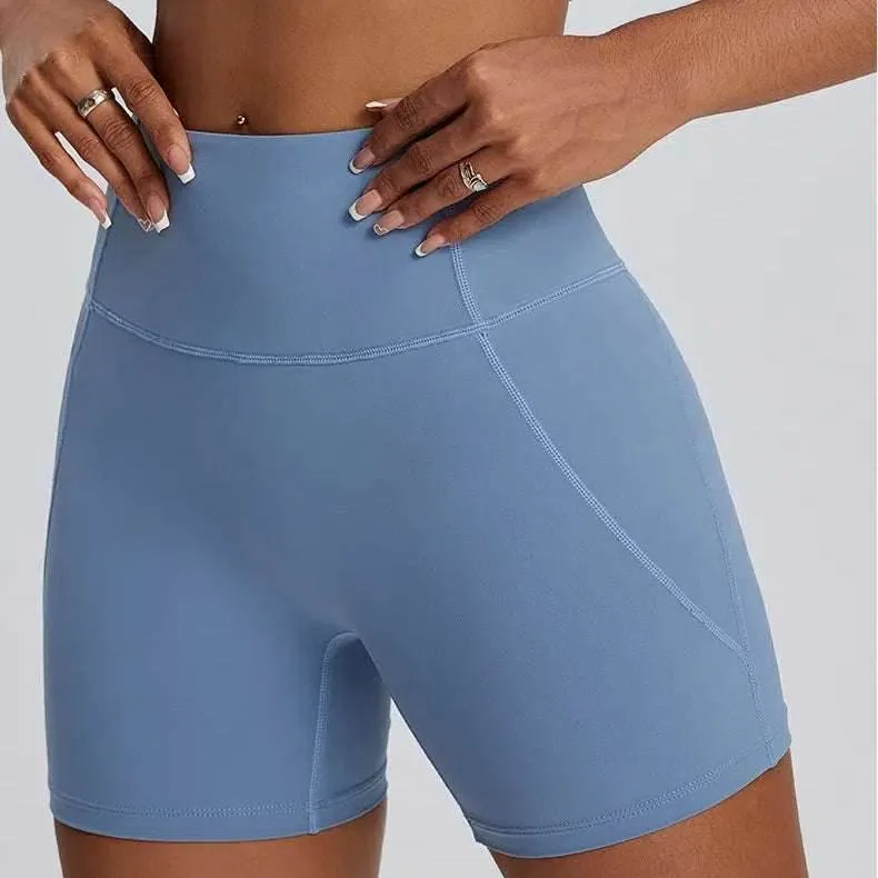 Seamless Scrunch Workout Shorts Pure Tone Basic Wear