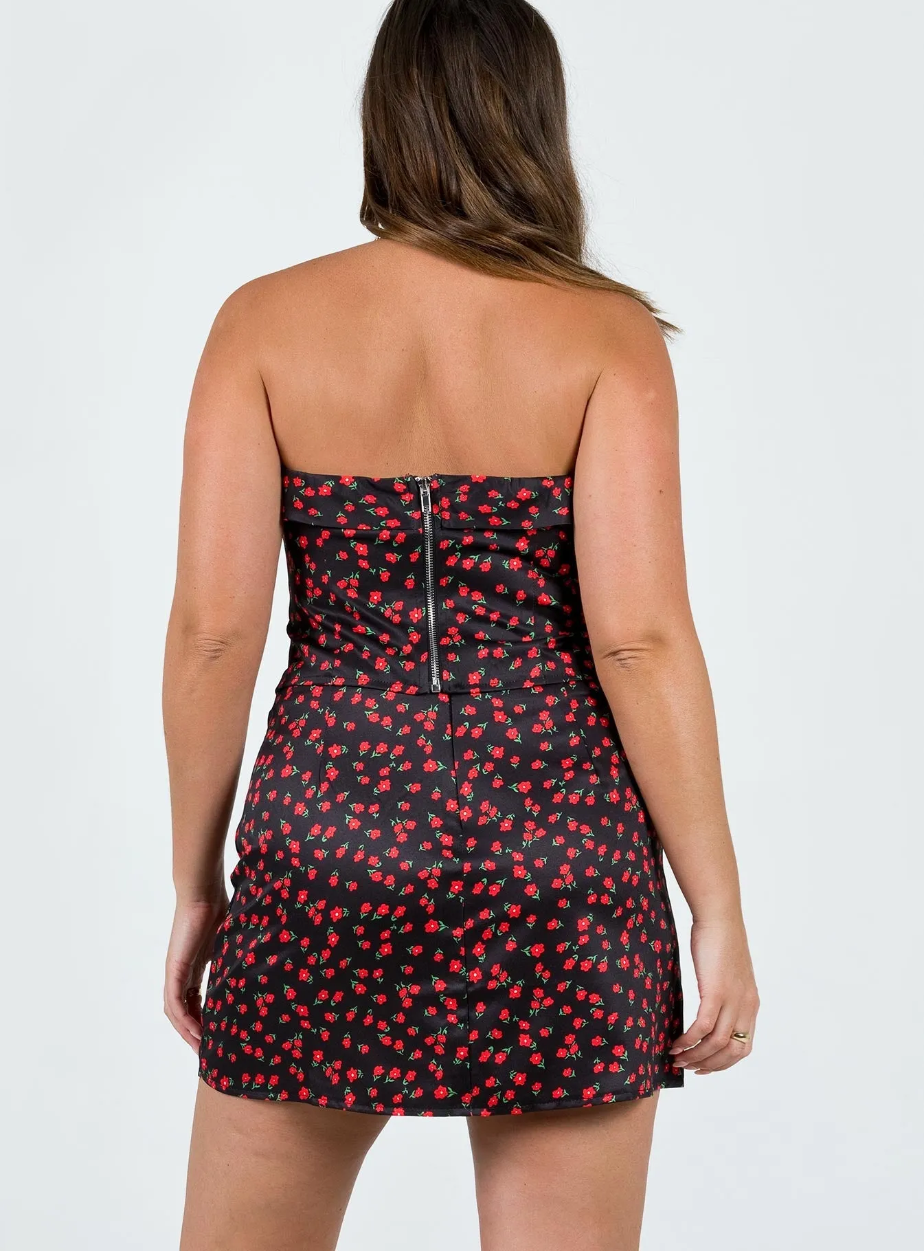 Smart Look Soft Mood Chadwick Mini Skirt Black Floral