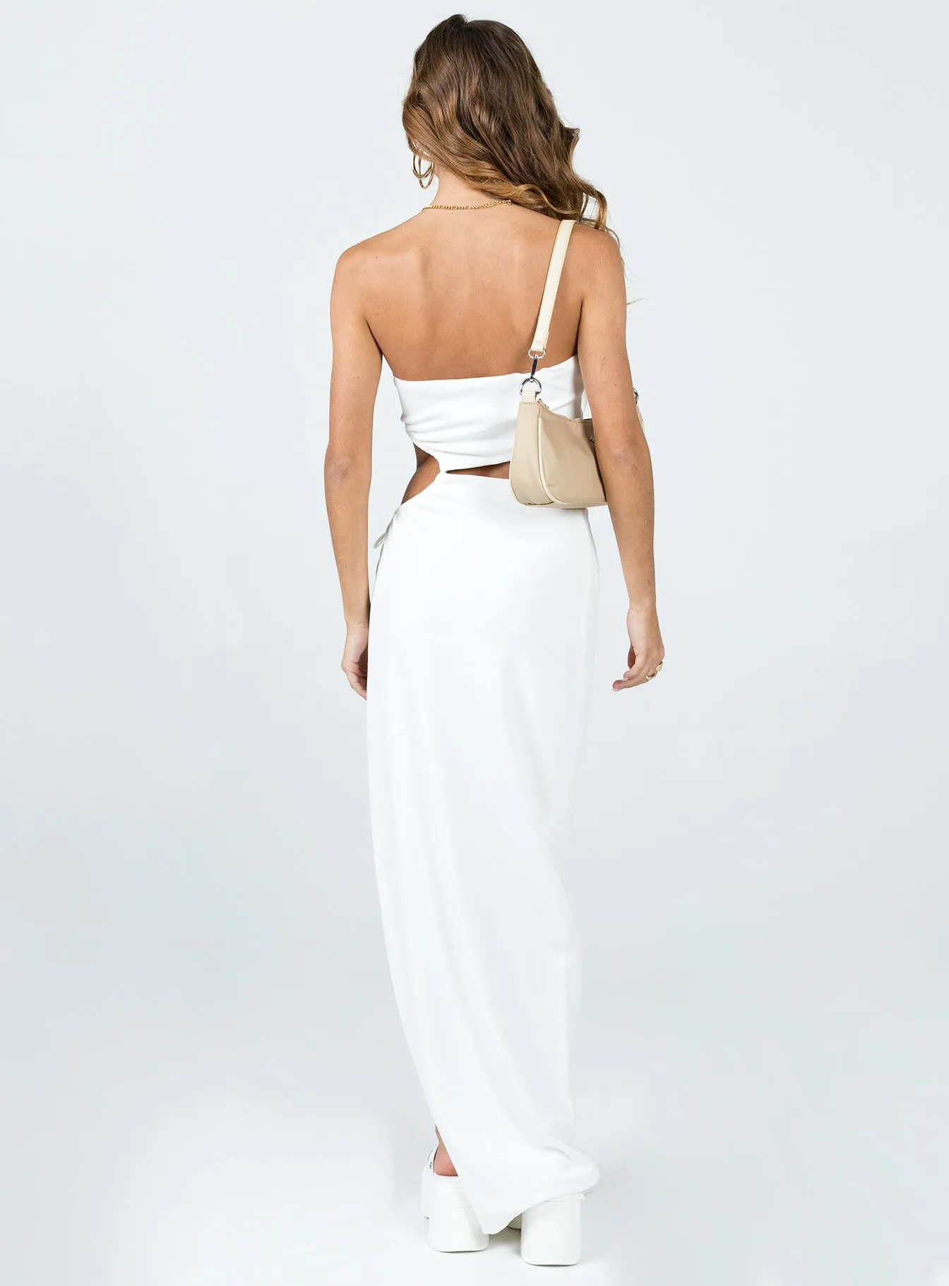 Playful and flirty dress Catalina Maxi Dress White