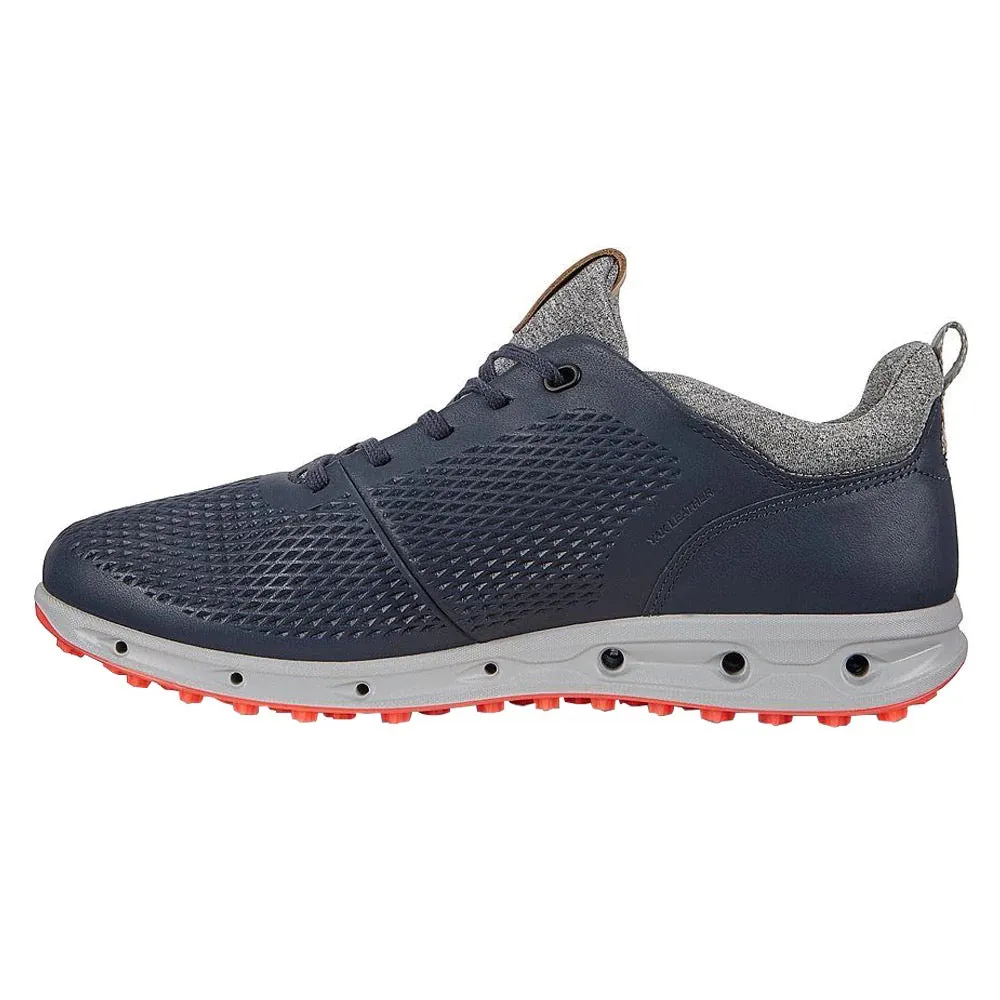 Swift Fit New Women's Navy Ecco Cool Pro Spikeless Golf Shoes Size 10 Extra Wide MSP$220