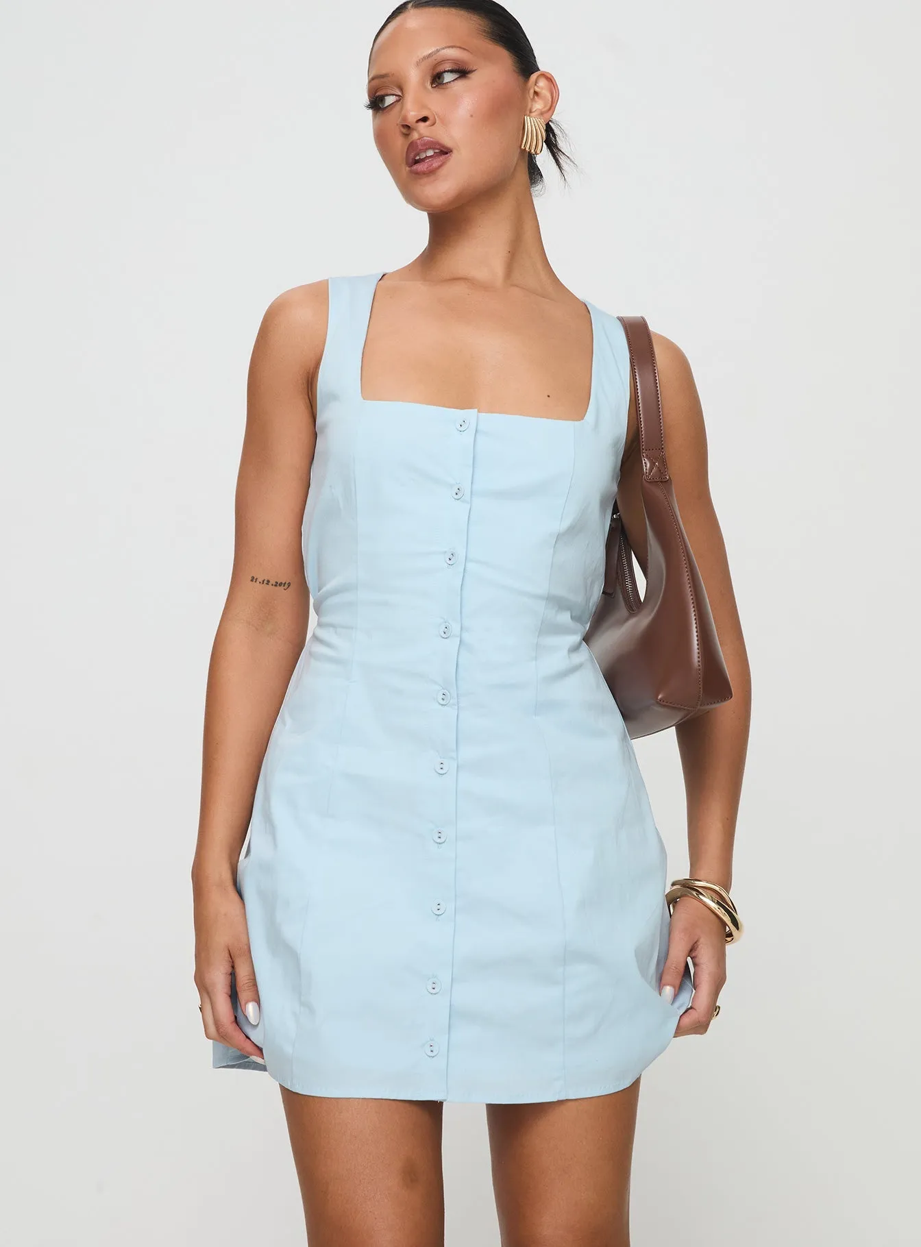 Smart Comfort Classic Fit Talisse Dress Blue Petite