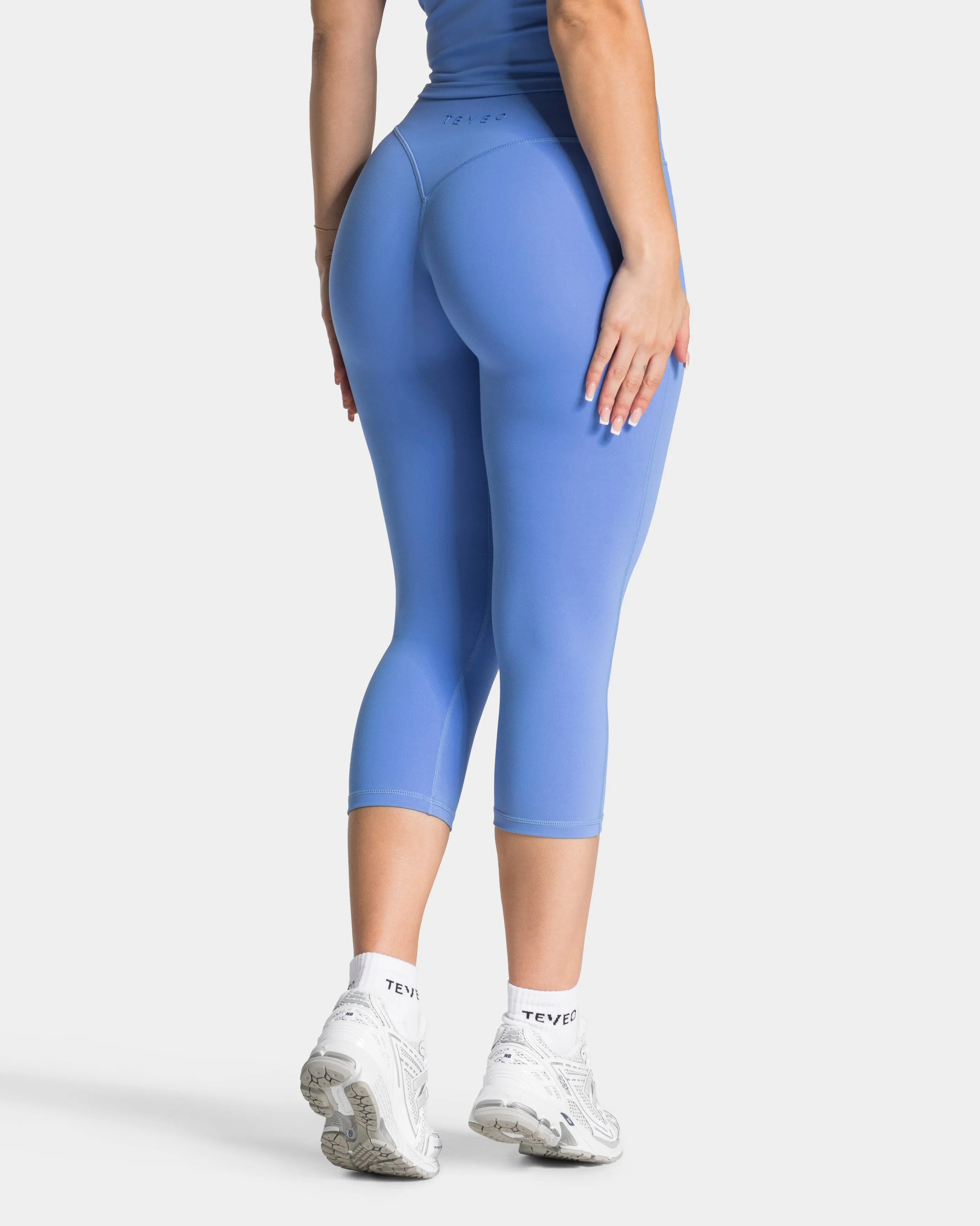 Allrounder Capri Leggings "Ocean" Tight Compression Versatile Fit