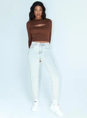 Zaiden Straight Leg Jeans Light Blue Wash Denim NoSlipTrims Winter Protection