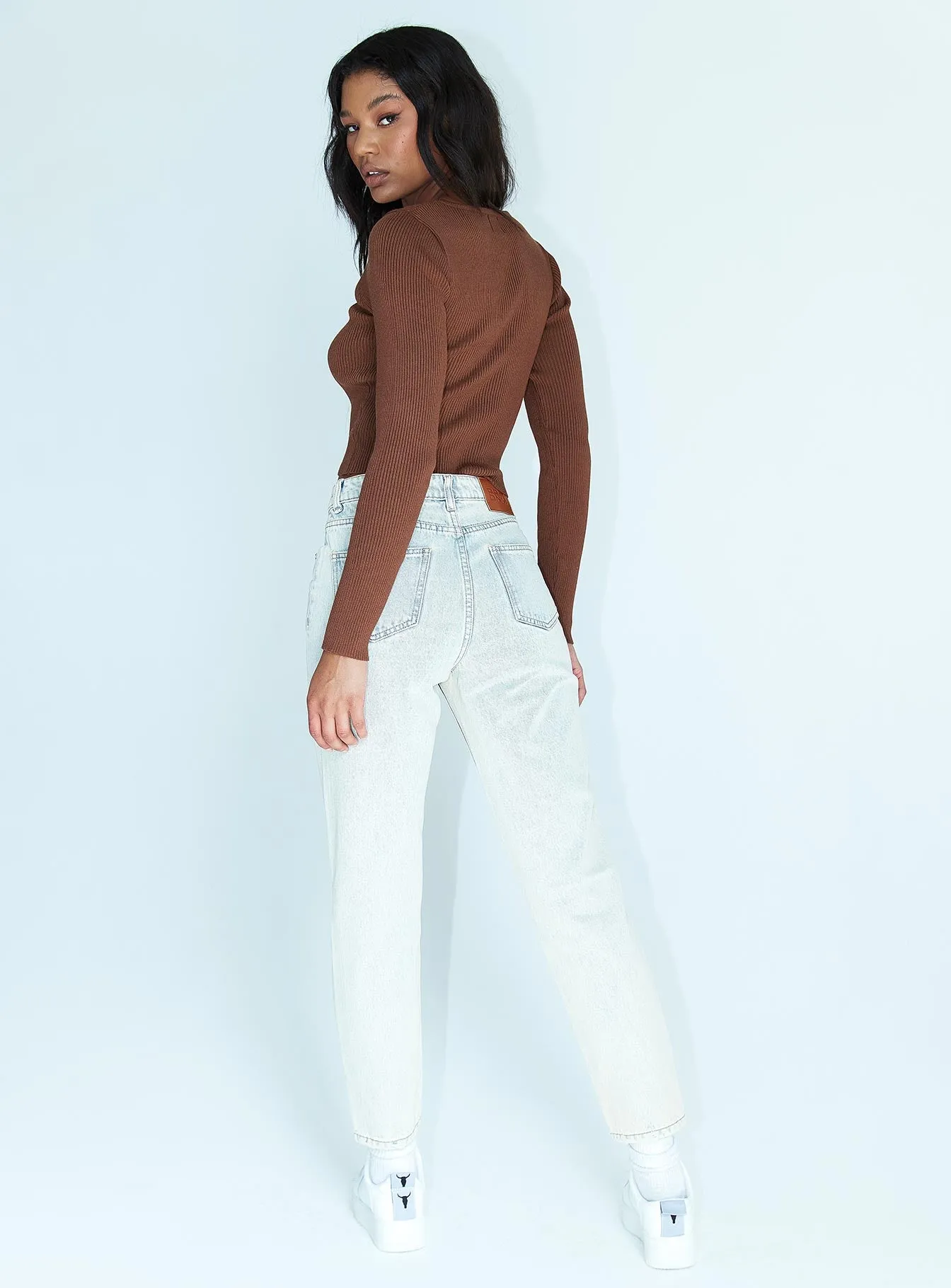 Zaiden Straight Leg Jeans Light Blue Wash Denim Village Charm Strong Denim