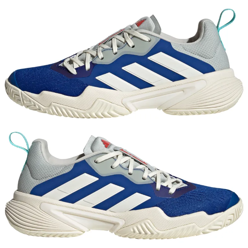 Adidas Barricade Womens Tennis Shoes - Royale Blue / White Supportive Fit