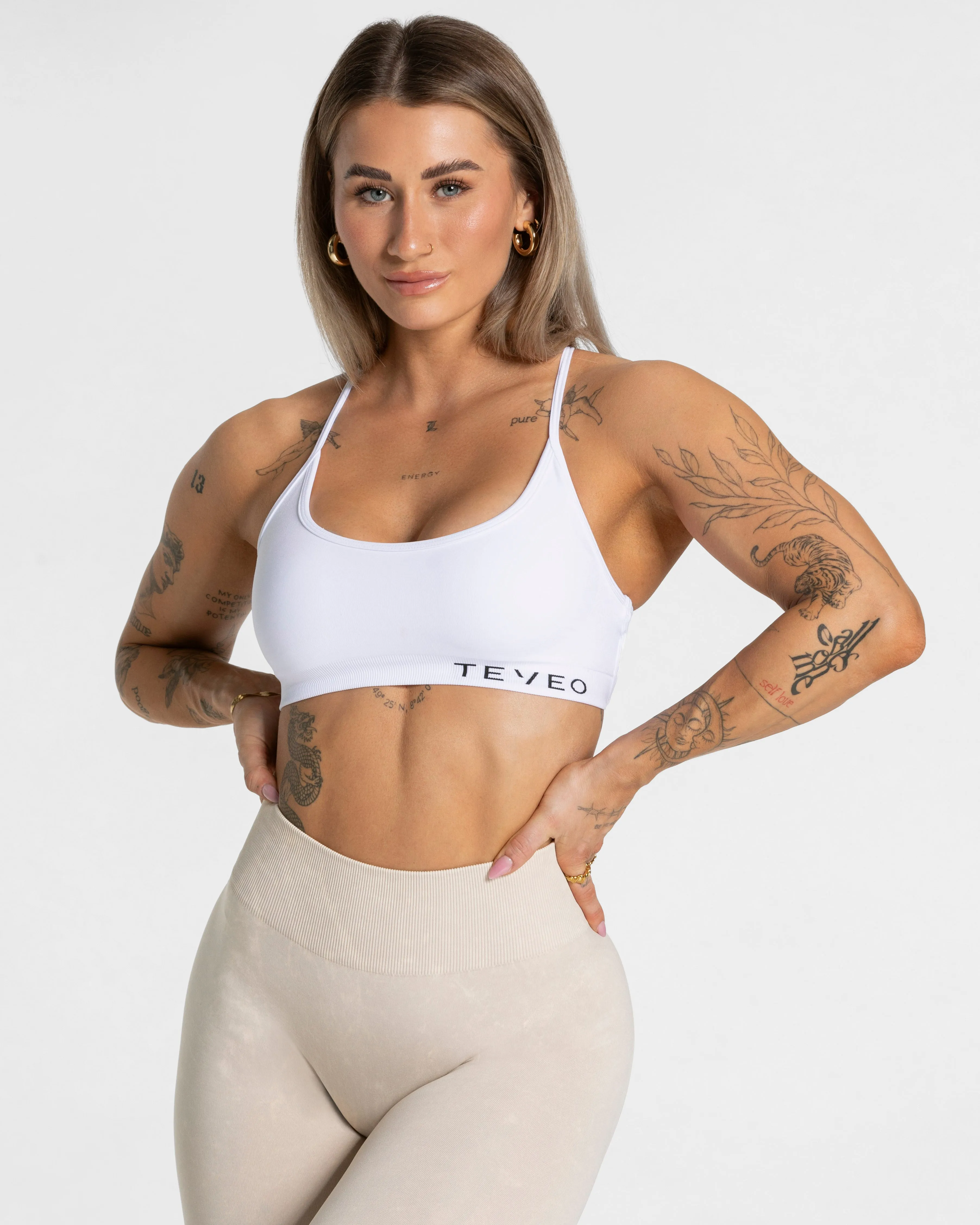 Acid Bh "Wei?" individual sports Collared seams