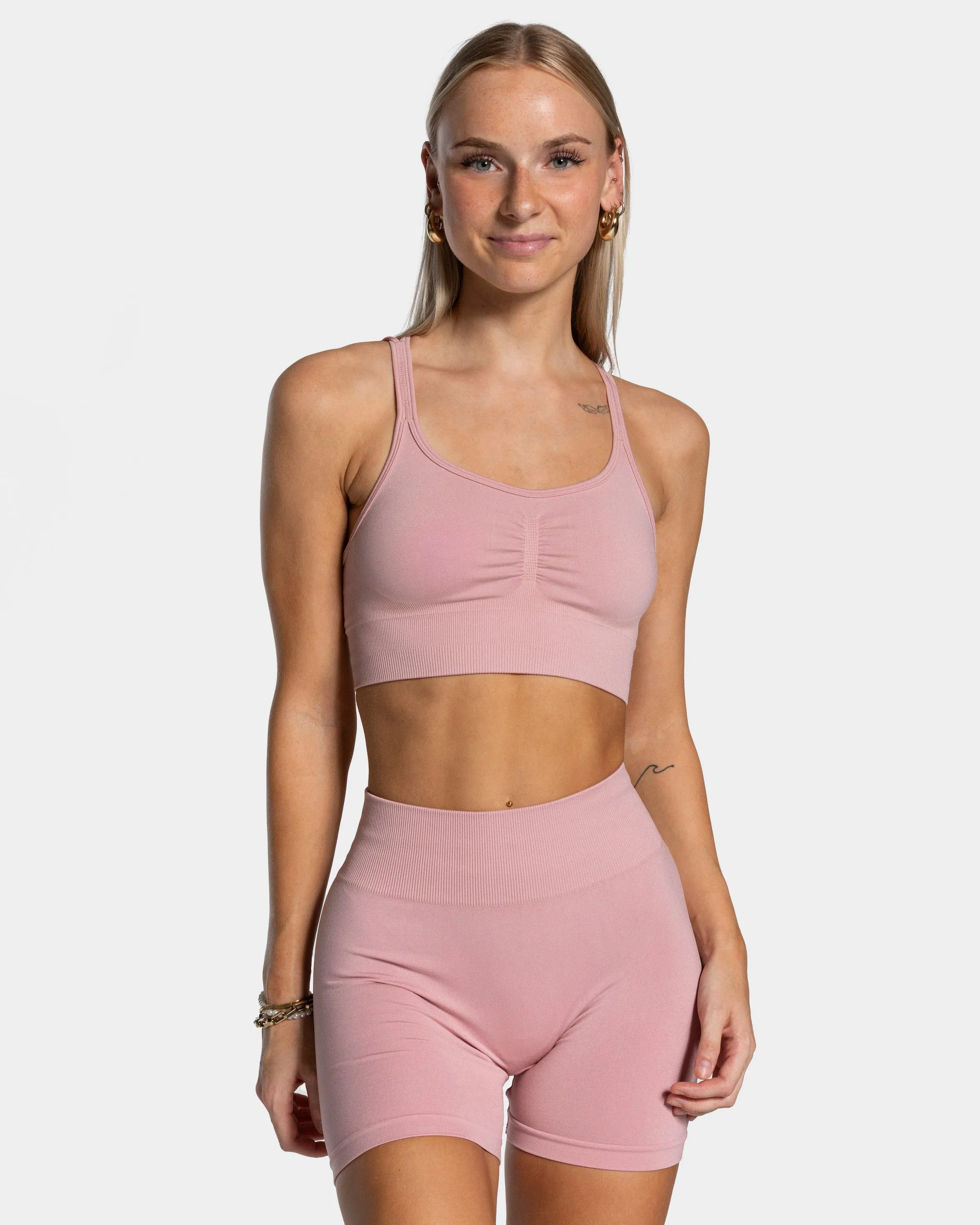 Timeless Scrunch Bh "Rosa" Sustainable workout gear