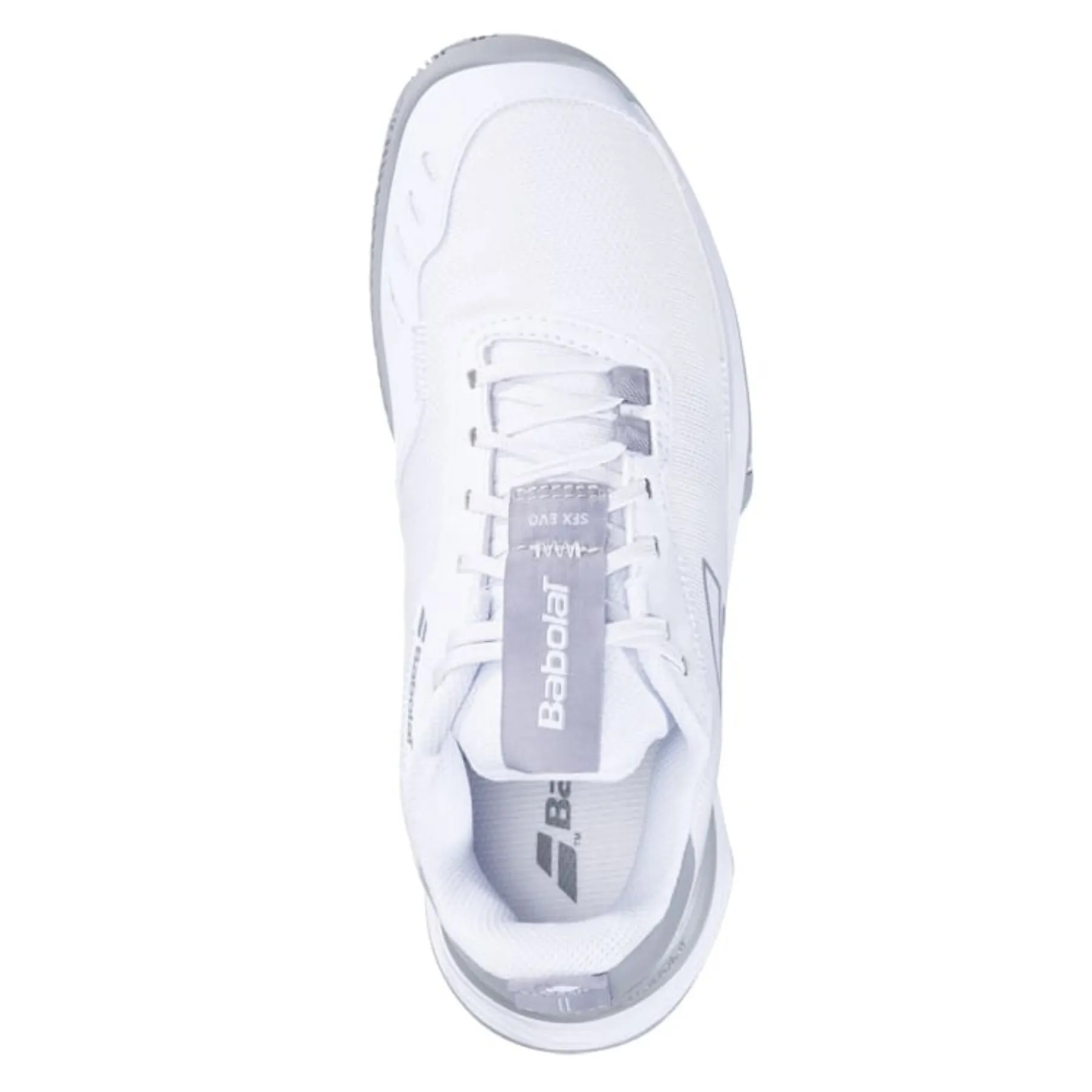 Airflow Channel System Daily Wear Babolat Sfx Evo Clay Women Tennis Shoes - White/Lunar Grey