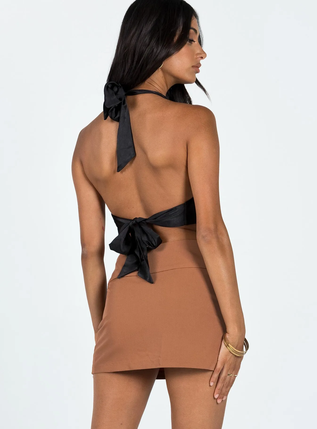 Minnie Micro Skirt Rust Reinforced Pockets Foldable Design