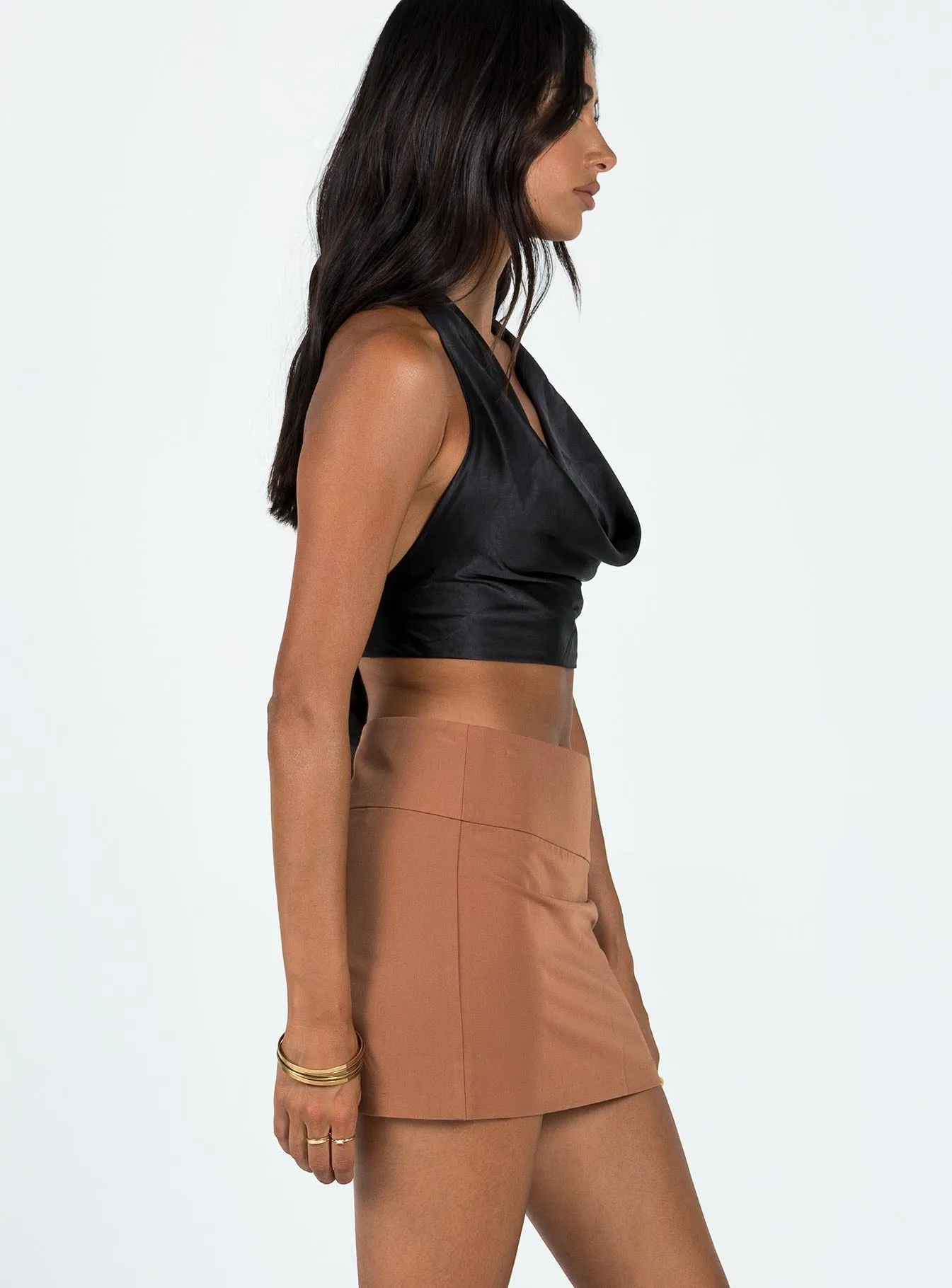 Minnie Micro Skirt Rust Wrinkle Resistant Finish