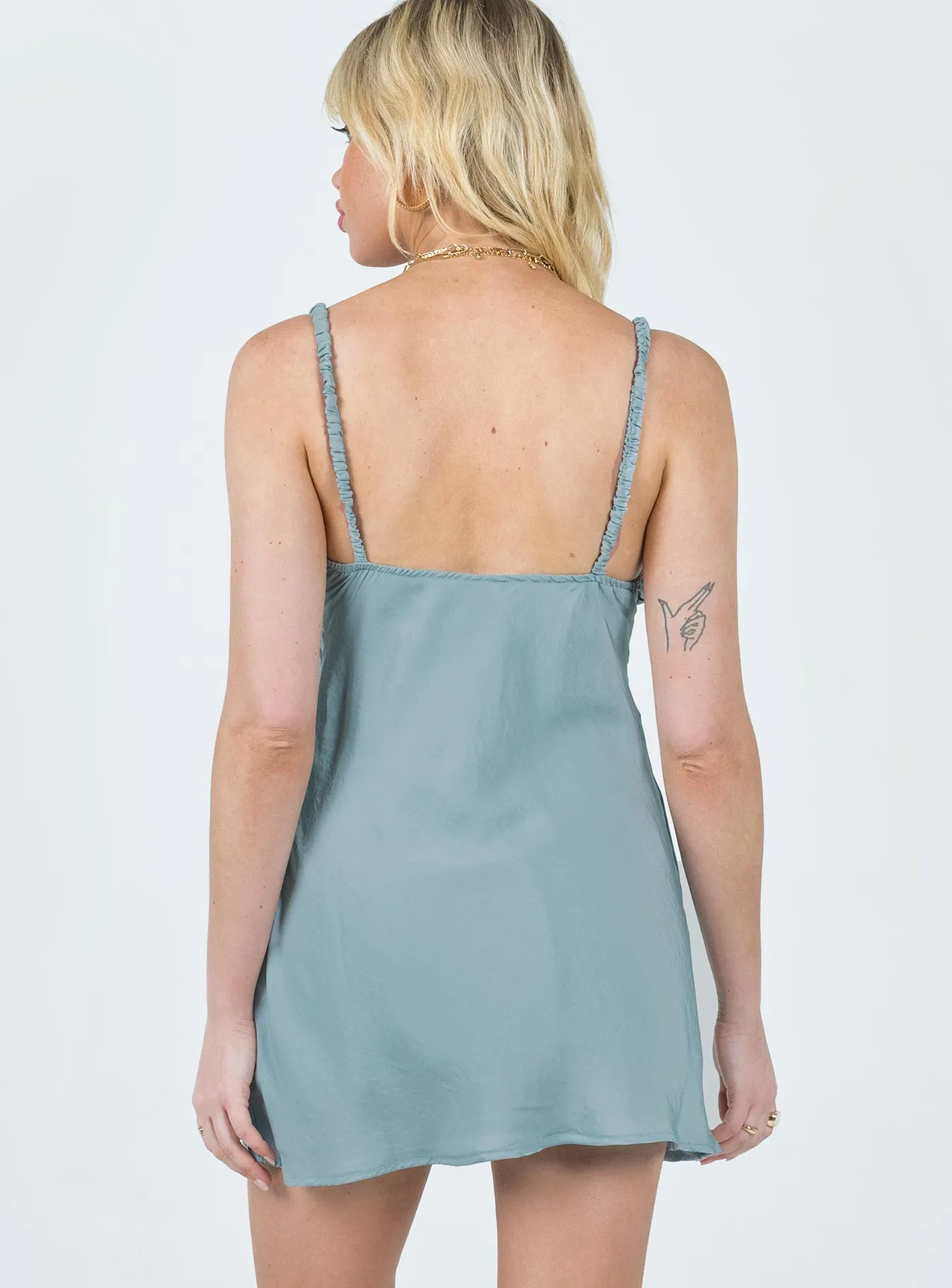 Effortless Mood Brennan Mini Dress Blue