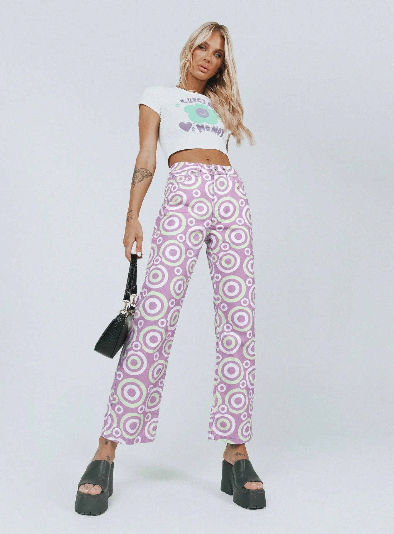 The Ragged Priest Portal Denim Jeans Lilac Gentle Breeze AntiStatic Treatment