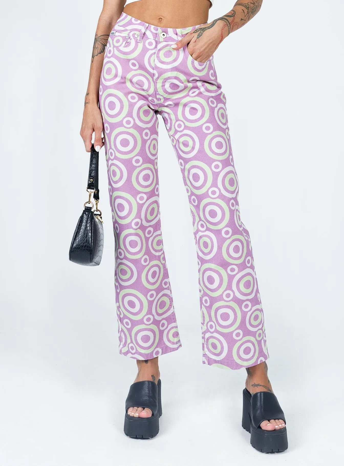 Muse Edge The Ragged Priest Portal Denim Jeans Lilac