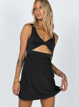 Fall Style Karter Mini Dress Black