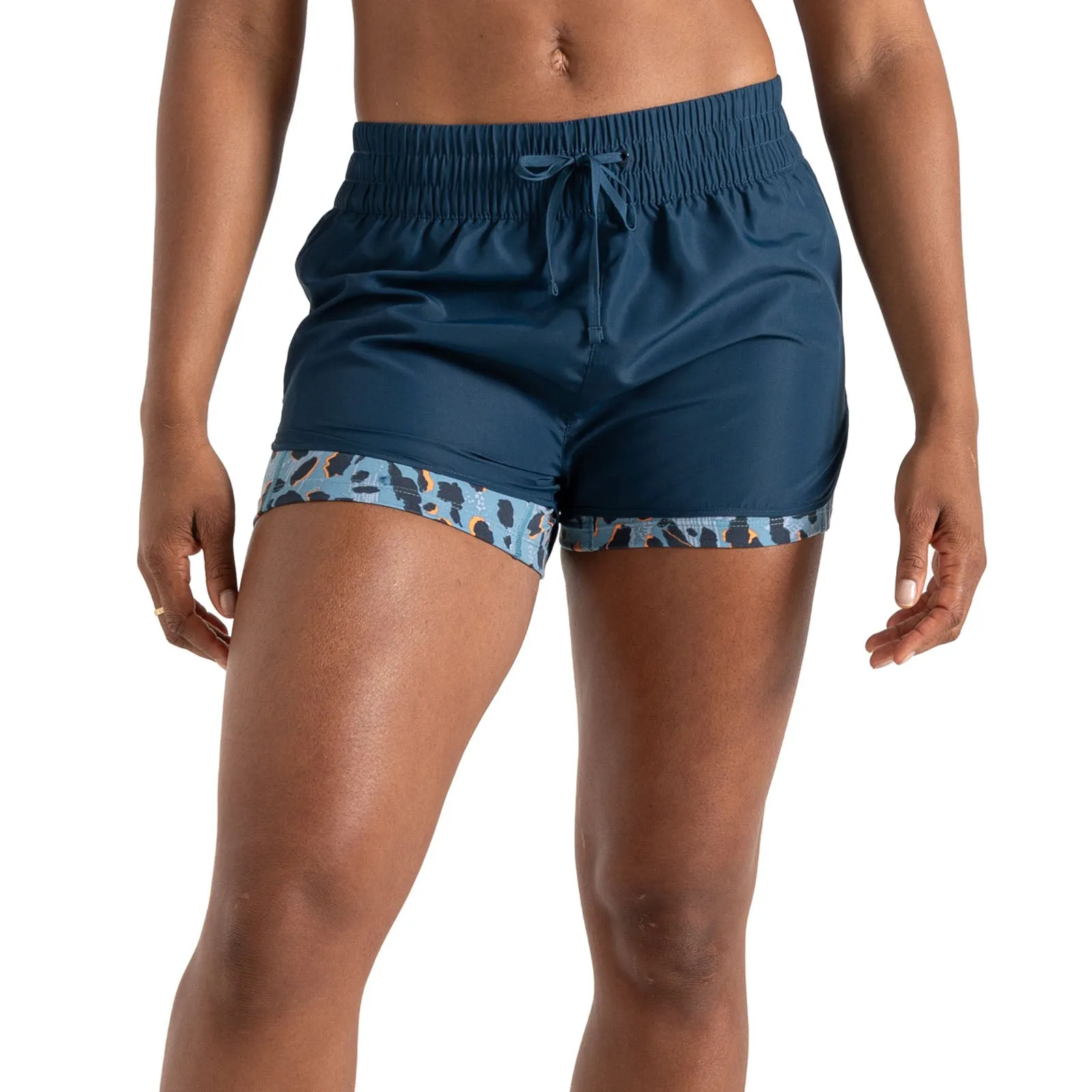 Multi Pocket System Thermoregulating Fabric Dare 2b Womens Sprint Up 2 in 1 Quick Dry Sweatwicking Activewear Shorts