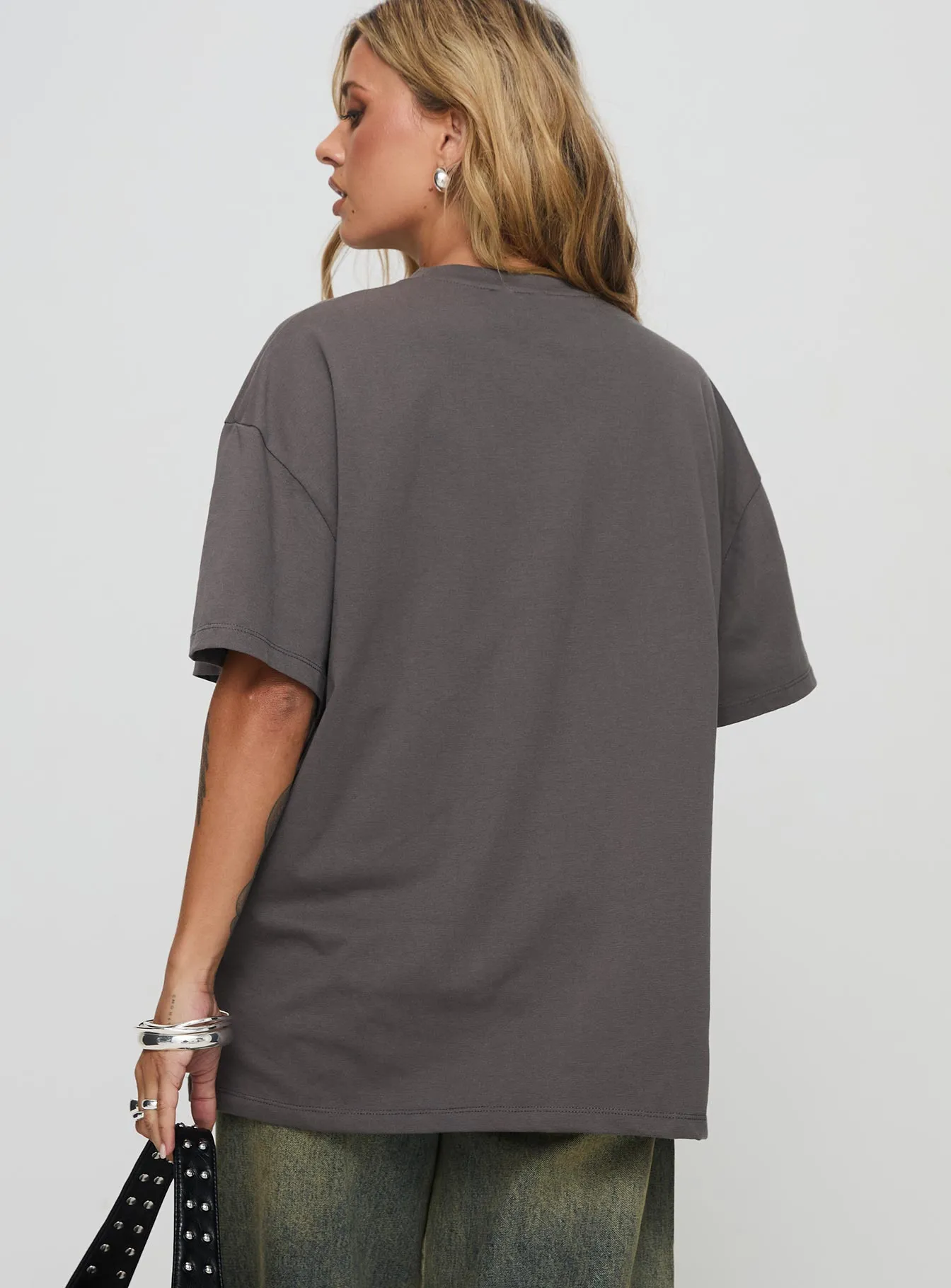 Cornelia Oversized Tee Grey Timeless Comfort Comfy Pieces