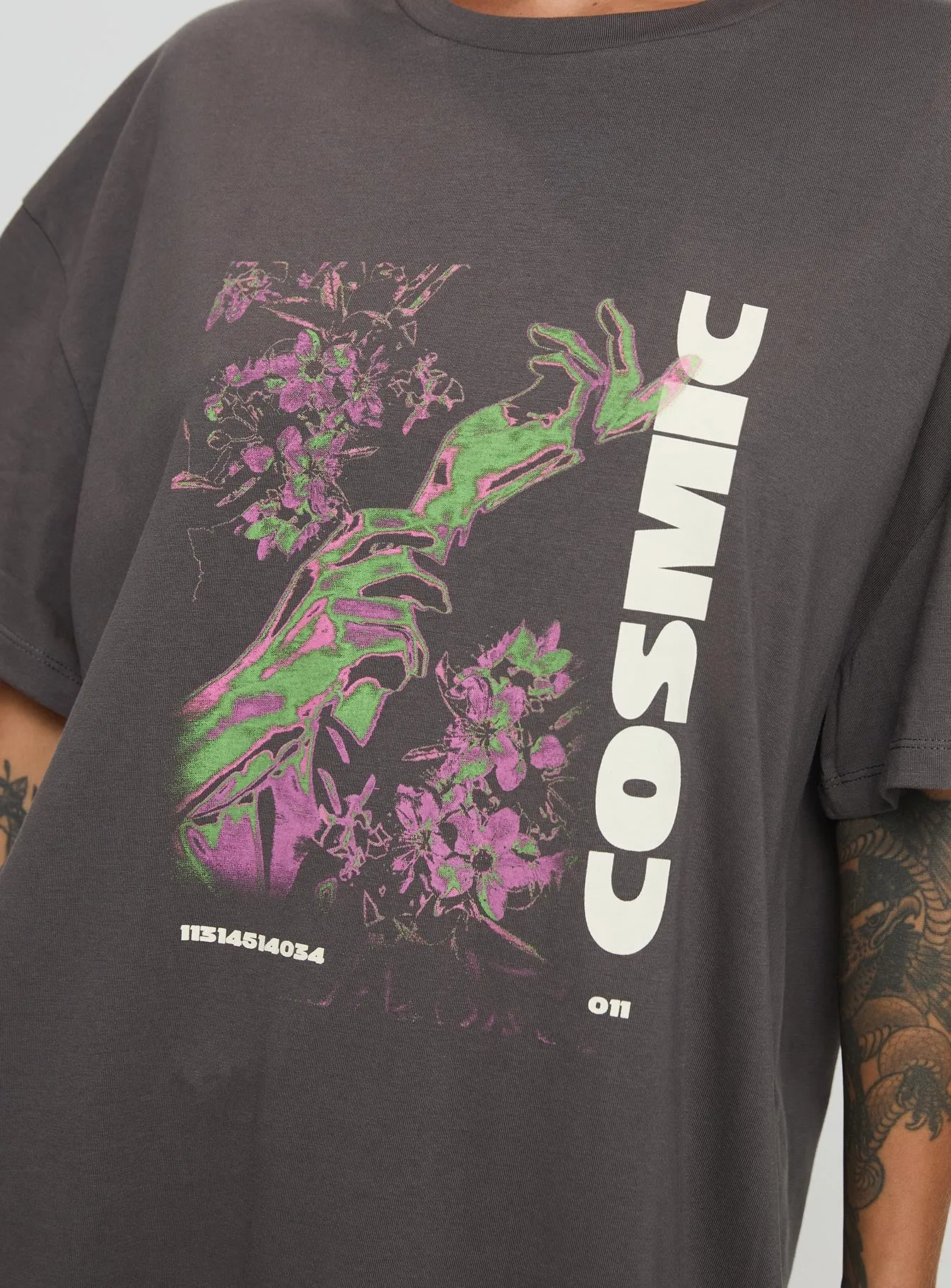 Quick Comfort Design Cornelia Oversized Tee Grey