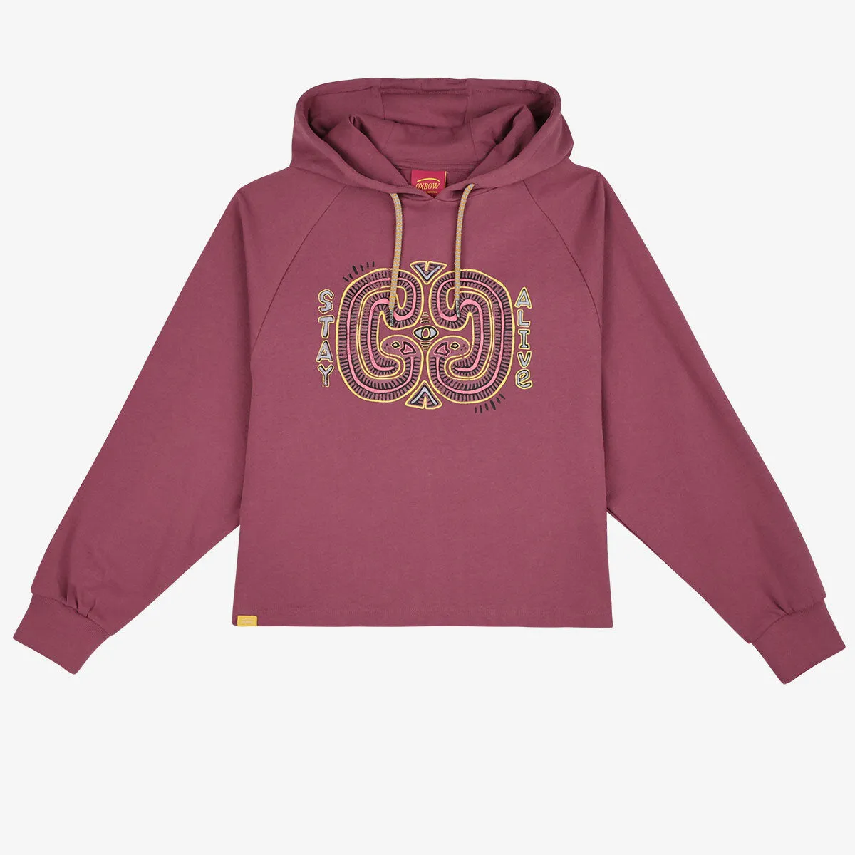 OXBOW Womens Sargas Printed Hoodie Casual Hoodie Water-Repellent Finish