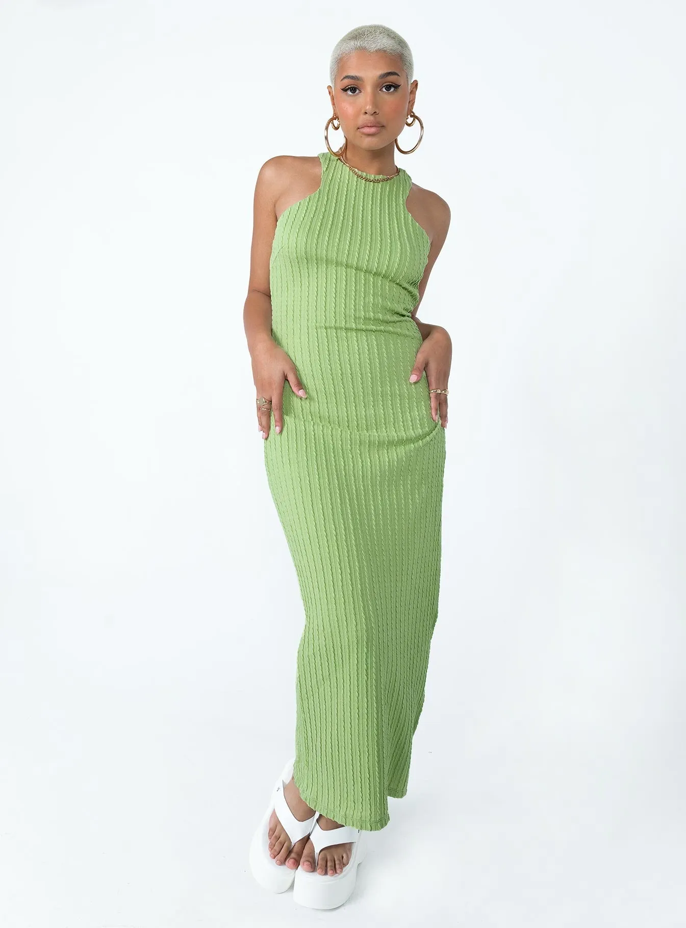 Timeless Fit Kamala Maxi Dress Green