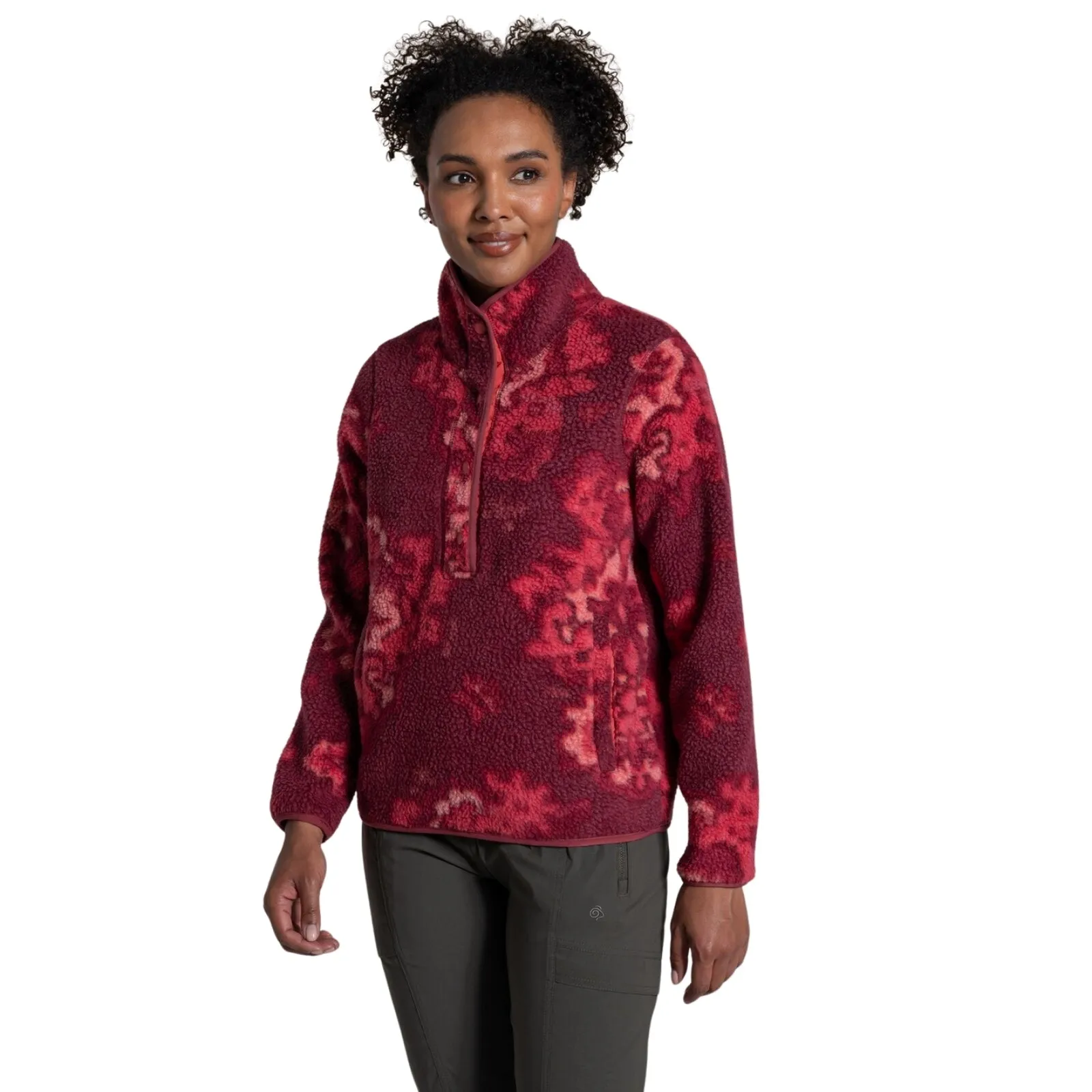 Craghoppers Womens Rosemary II Quick Dry Borg Half Zip Fleece Lounge Set