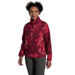 Craghoppers Womens Rosemary II Quick Dry Borg Half Zip Fleece Garment Washed Texture