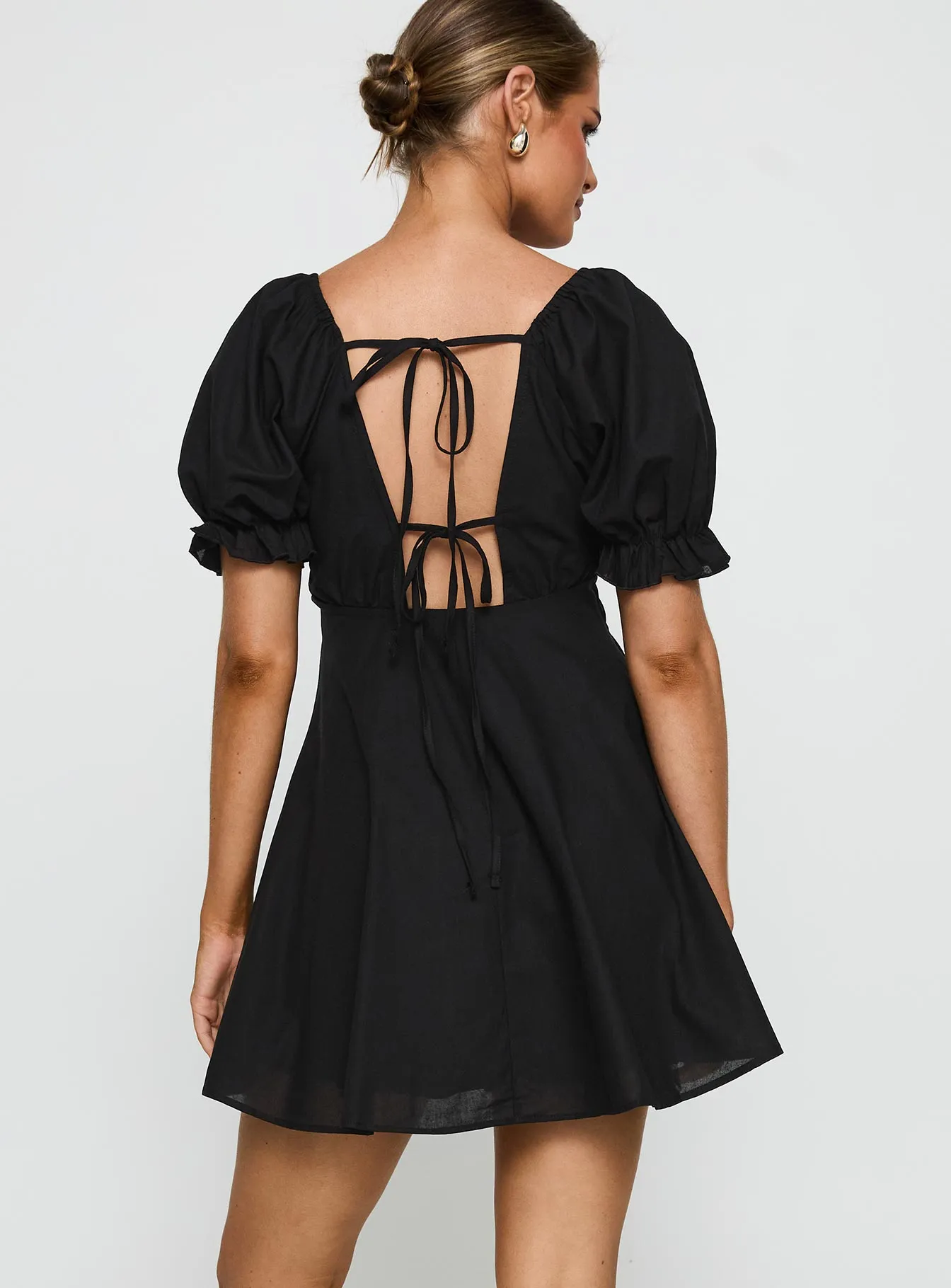 Smooth Layers Cotton Touch Blissful Mini Dress Black