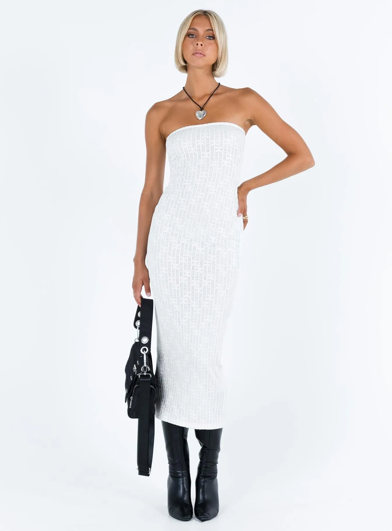 Flattering Design Lasance Maxi Dress White