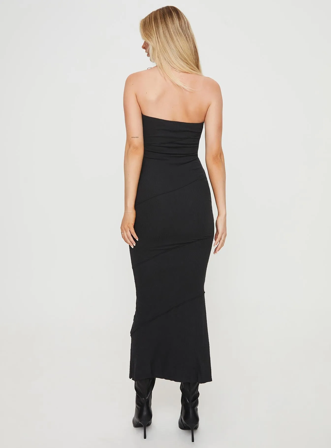 Tailored Style Oscar Midi Dress Black Tall