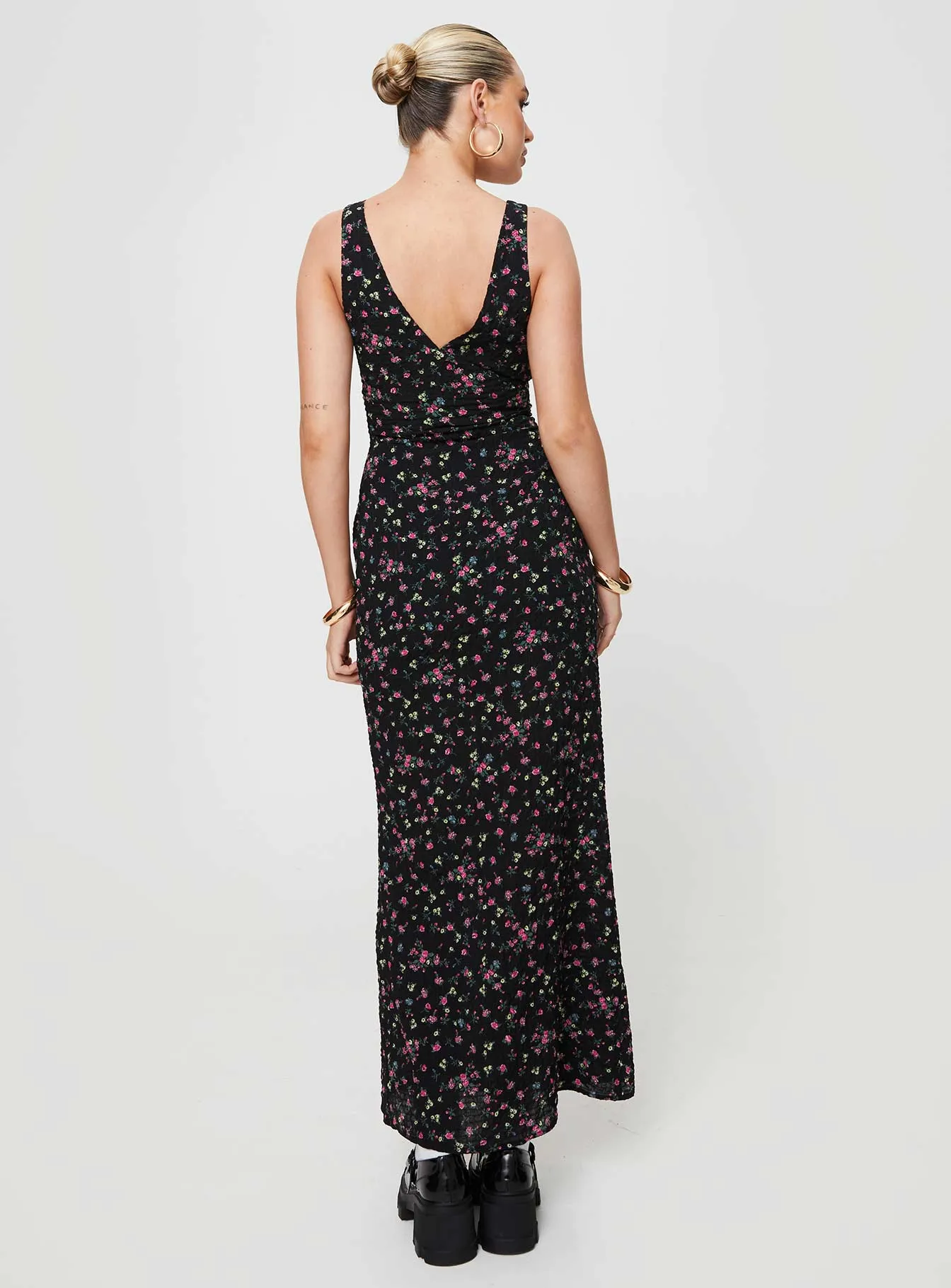 Marlita Maxi Dress Black Relaxing Style
