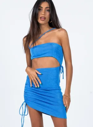 Imelda Mini Dress Blue Body Ease