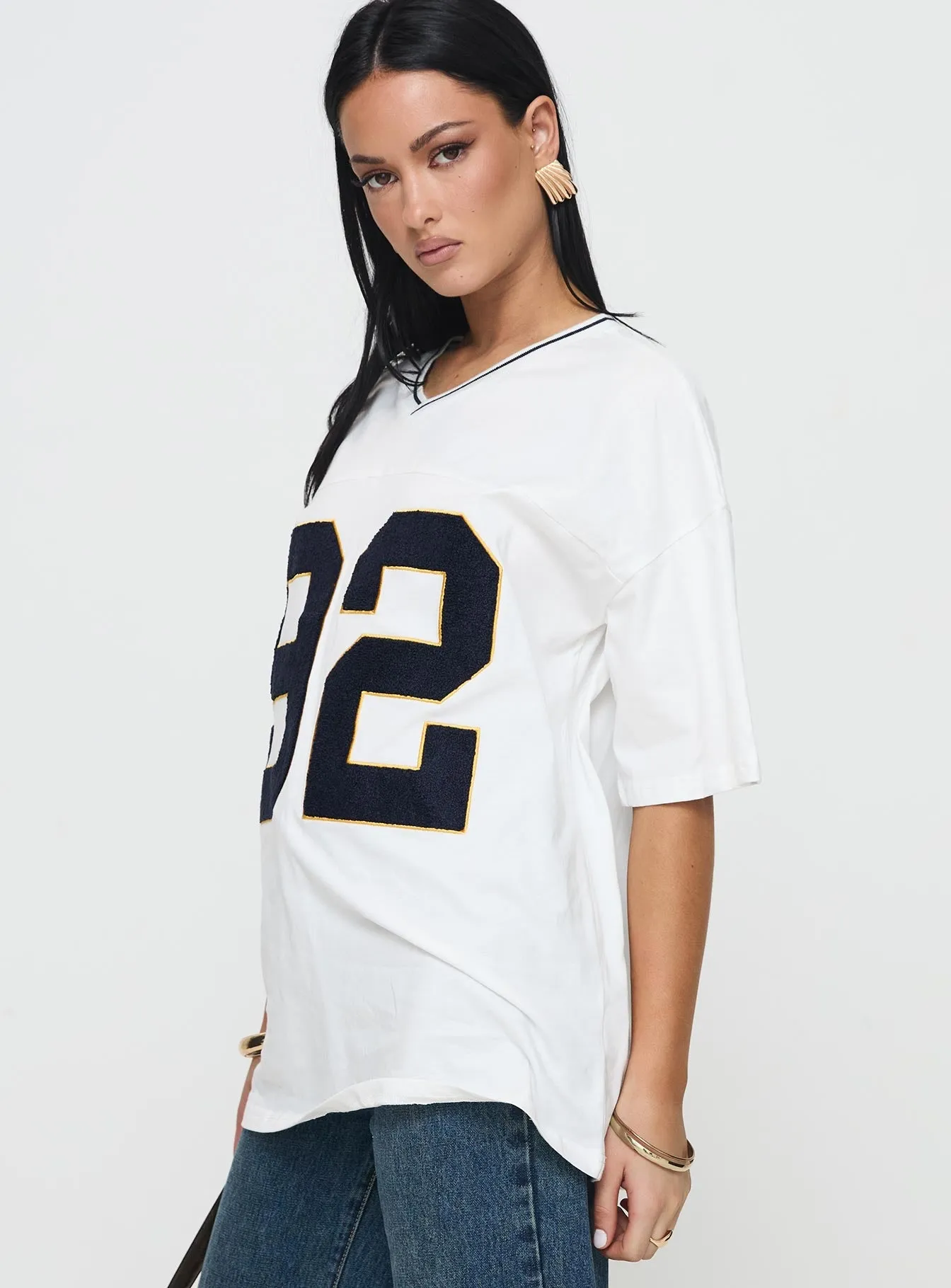 92 Charm Top White Relaxed Flex