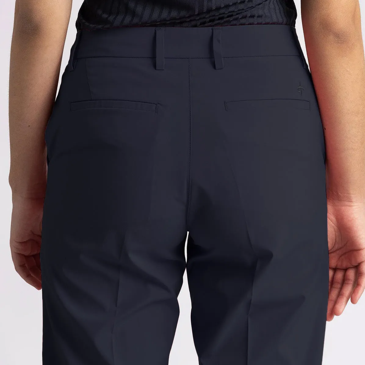 Stretchable Waist Cross Women's Lux Chino Golf Pants - Navy