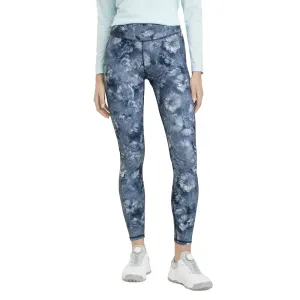 Puma Women's Printed Golf Tights - Navy Blazer Flex Wear Design Reflective Trim