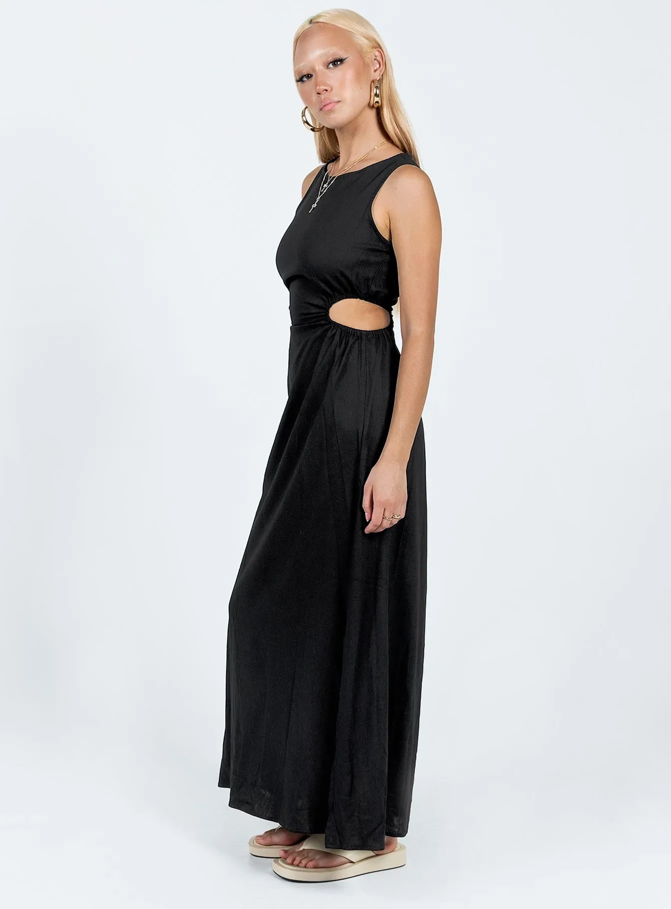 Feminine Tailoring Lonso Midi Dress Black