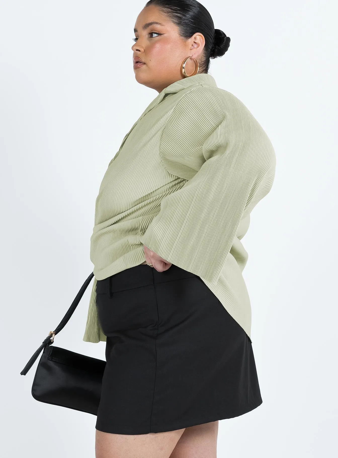 Comfy Look Adam Mini Skirt Black Curve