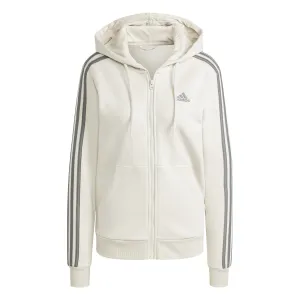 Adidas Women's Fleece Zip Hoodie Aluminium Beige | IY1732 product stock