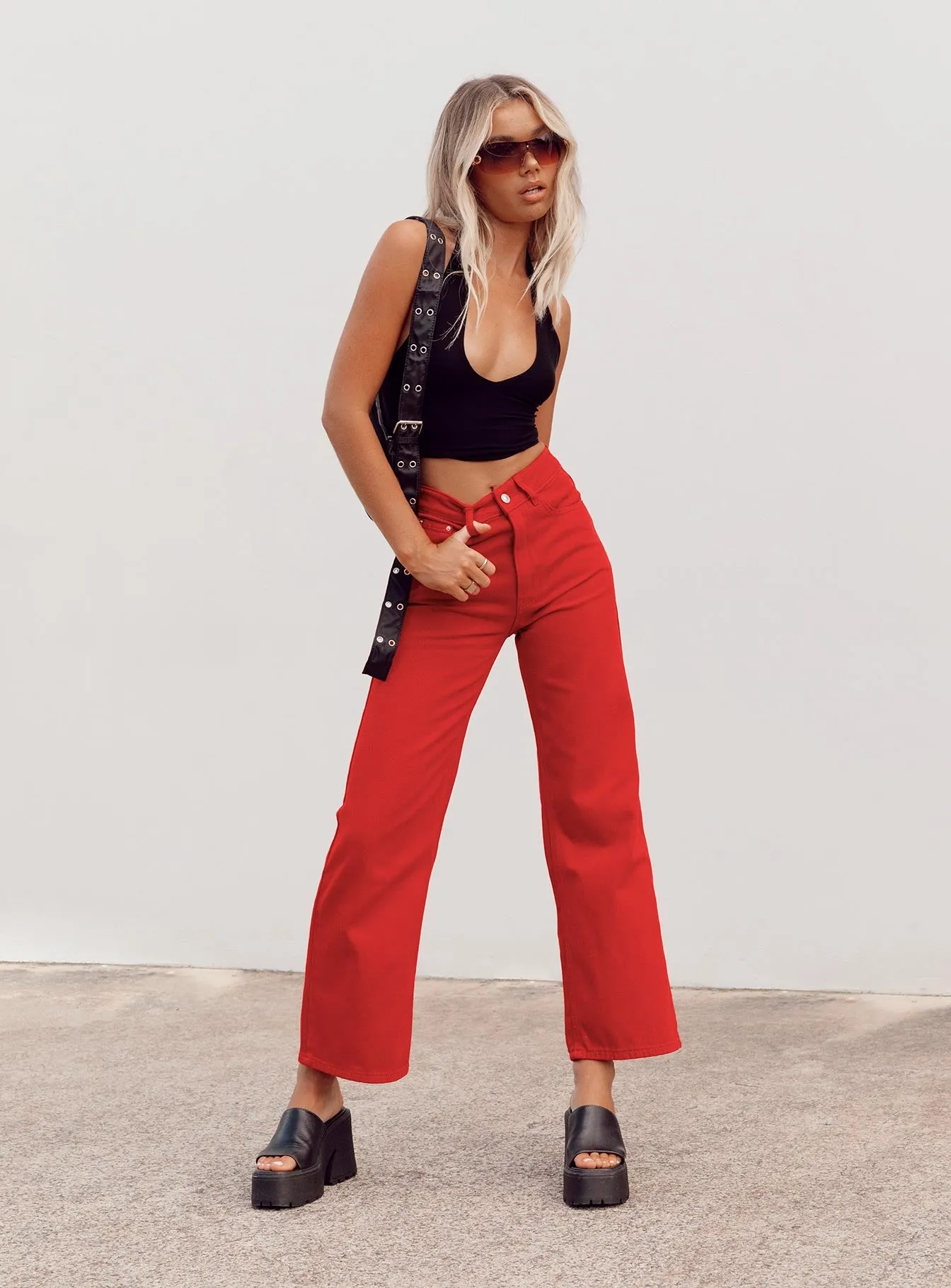 Denver Denim Jeans Red Nature Glow Active Ease