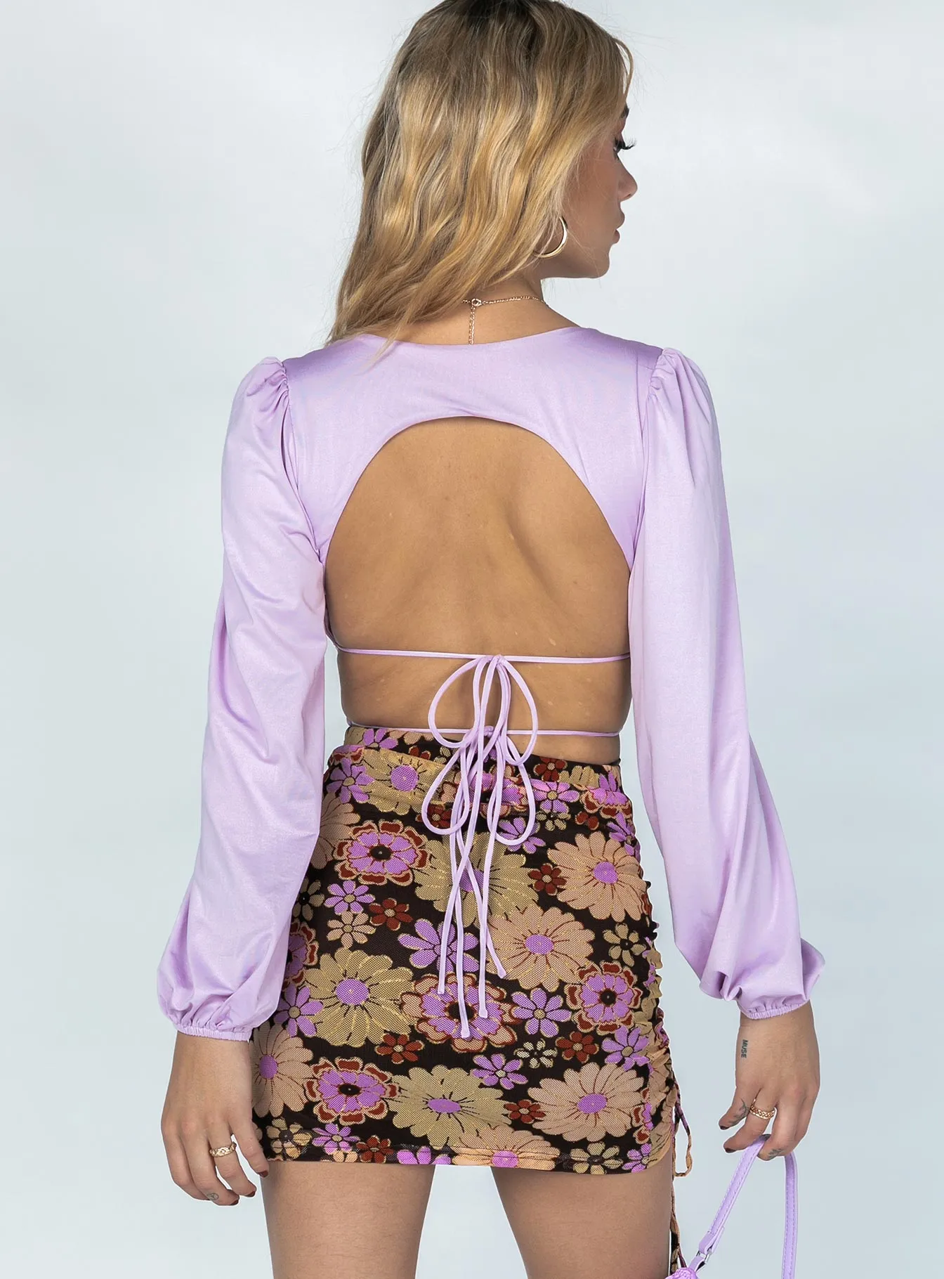 Fit Choice Rylan Mini Skirt Purple