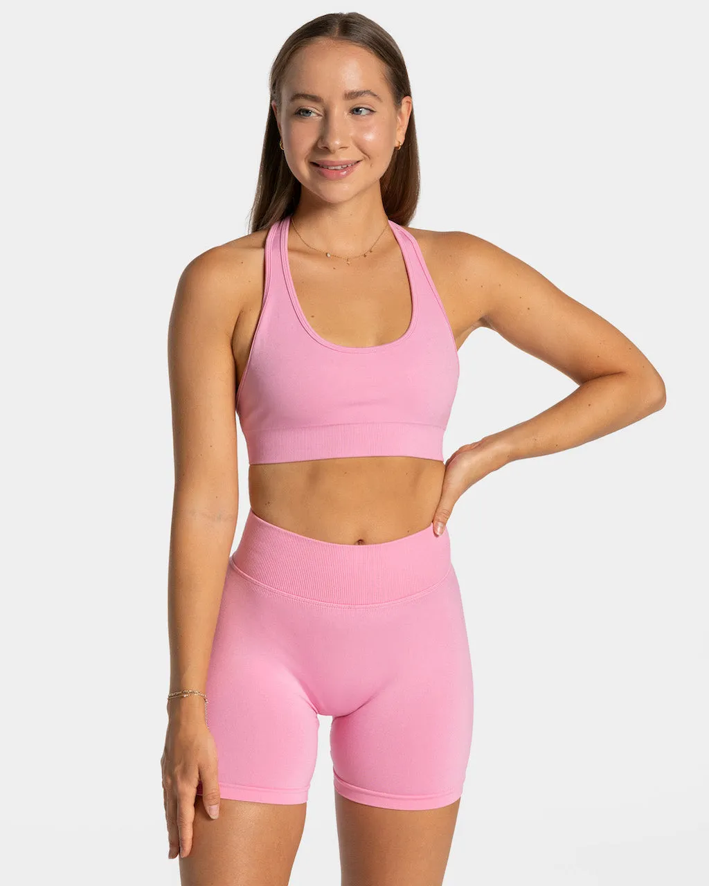 Purple workout gear Everyday Neckholder Bh "Pink"