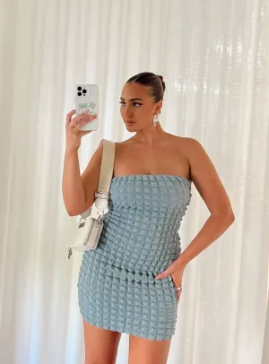 Balmoral Mini Dress Blue All Look Timeless office dress