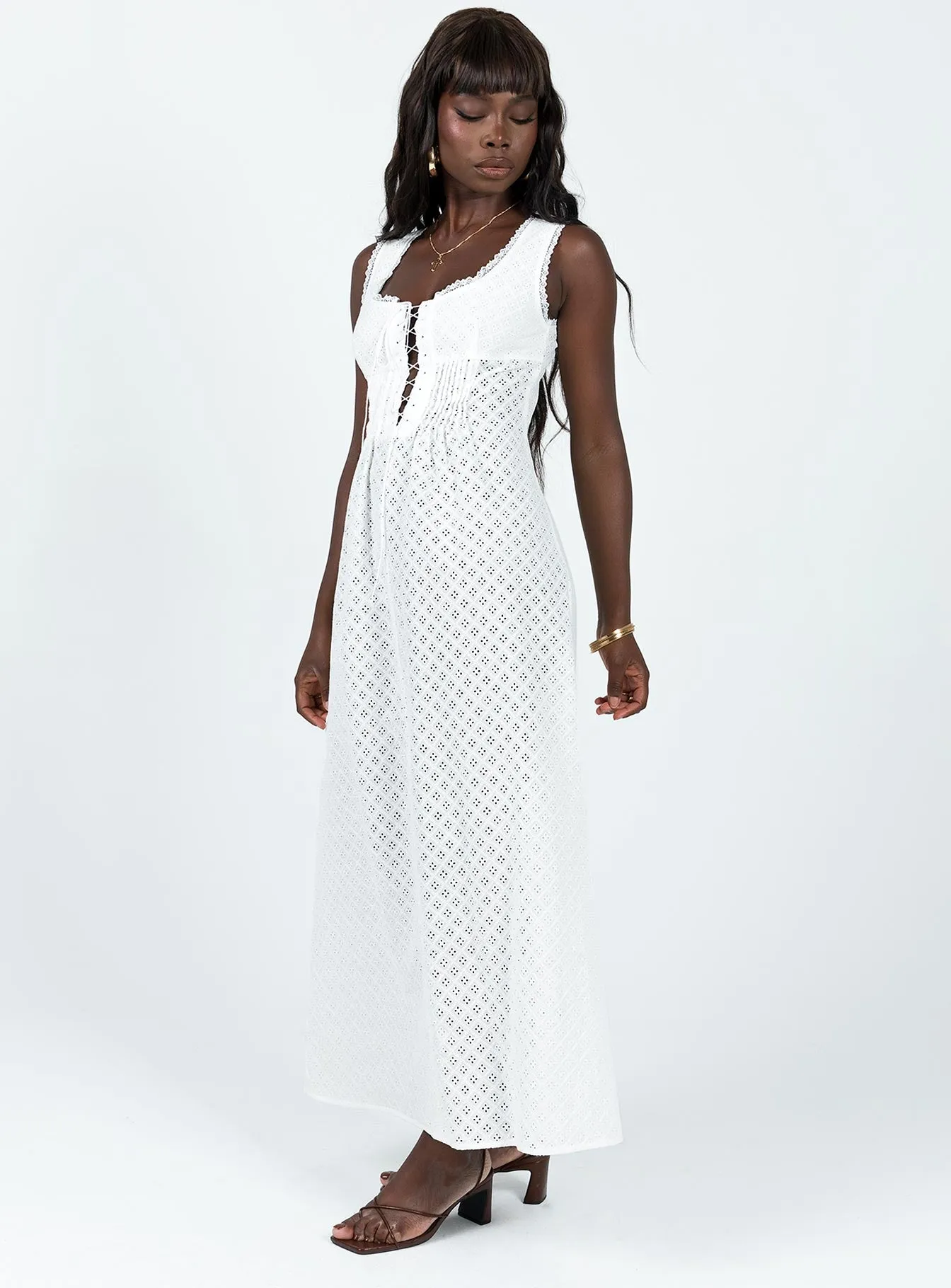 Ready Glow Urban Touch Eason Maxi Dress White
