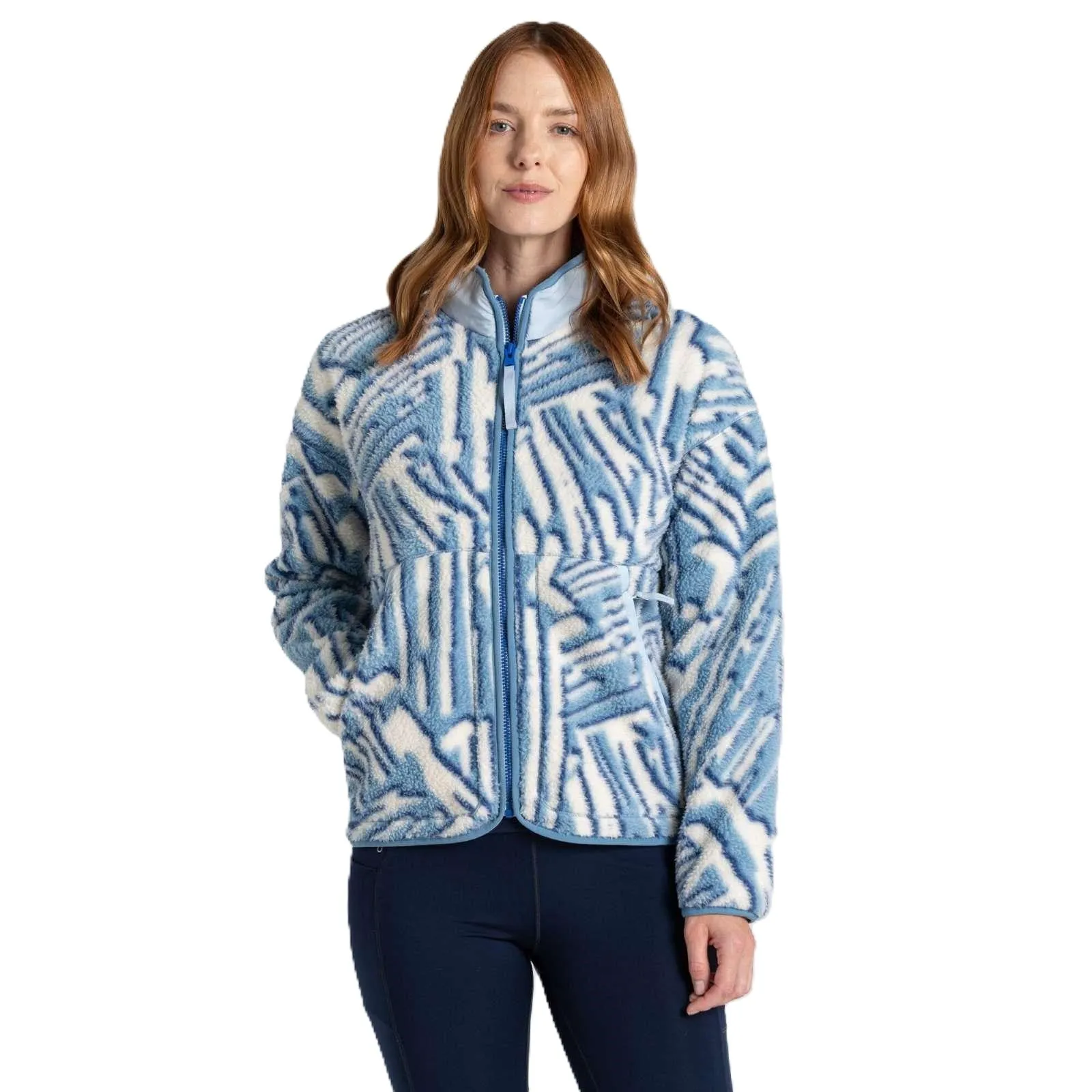 Craghoppers Womens Dante Relaxed Fit Half Zip Fleece Two Tone Trim