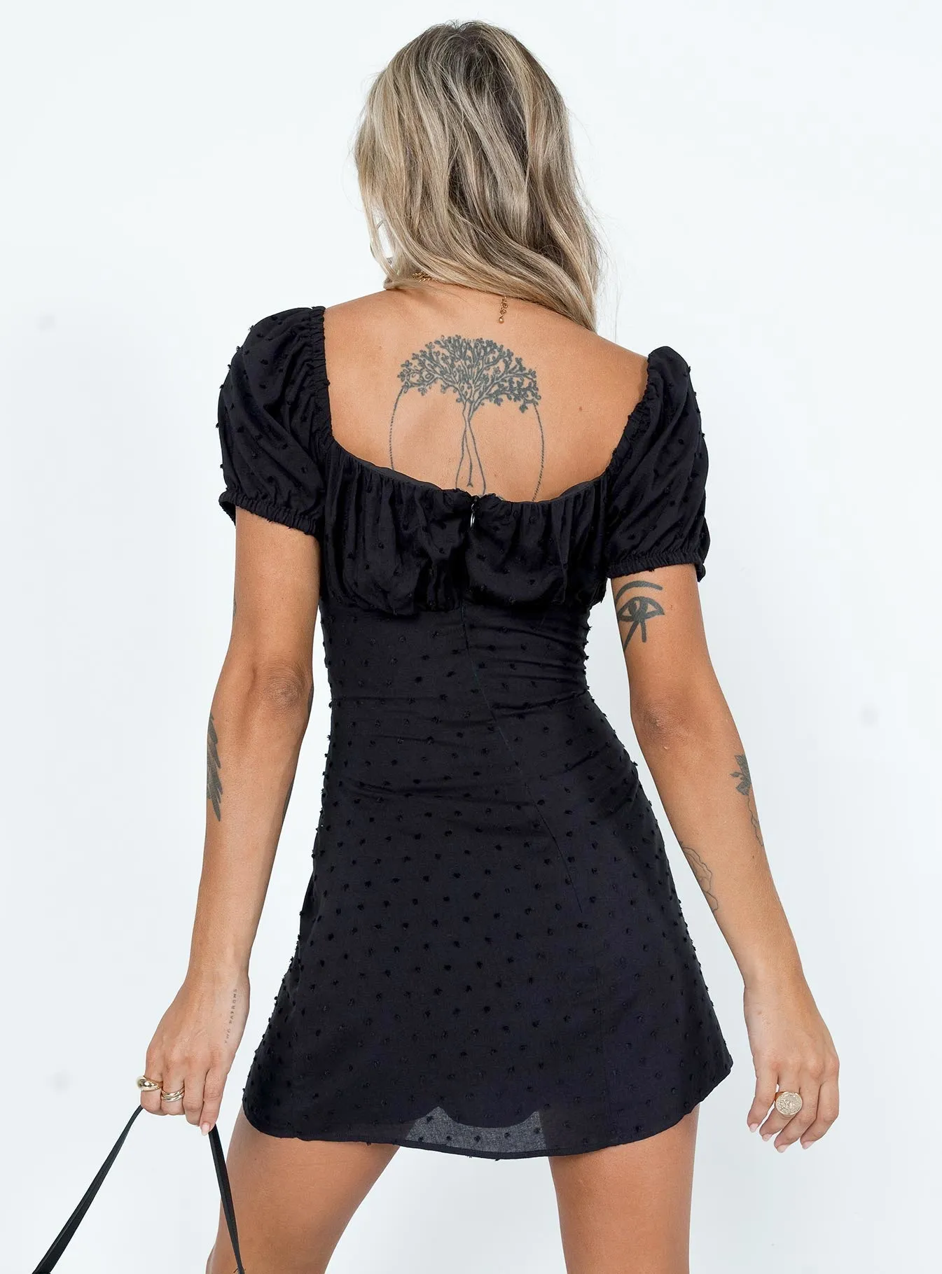 Fauci Mini Dress Black Love Energy