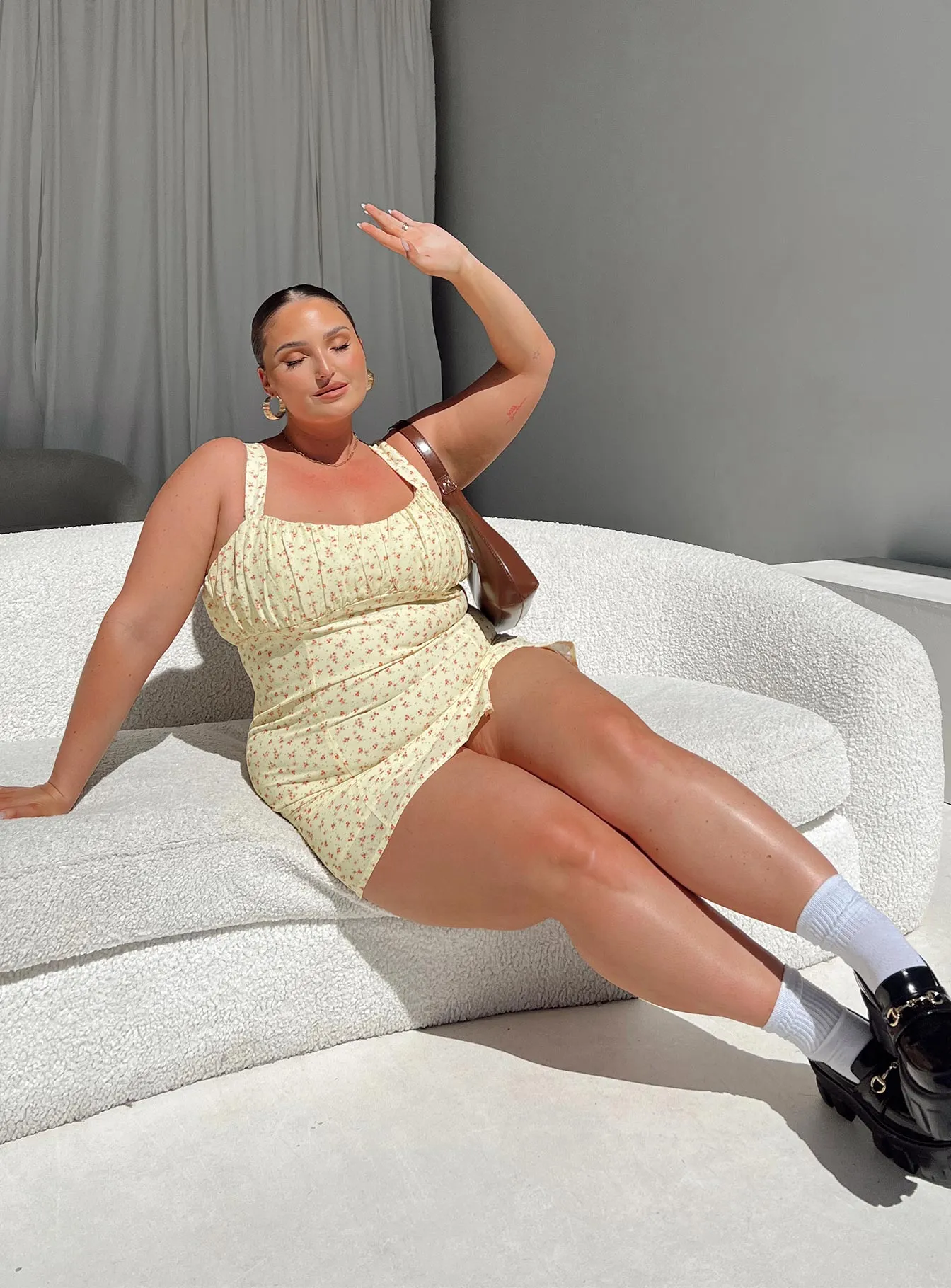 Freya Mini Dress Curve Comfortable Design